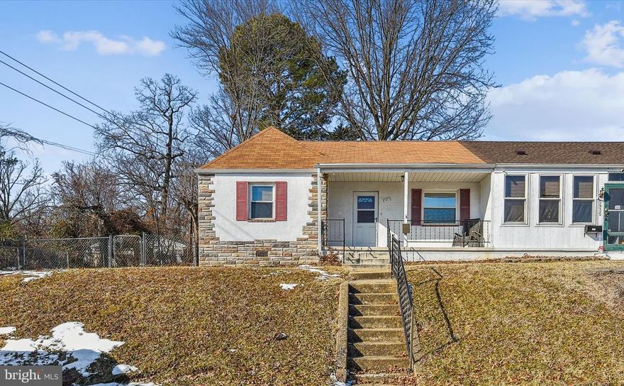 Less Than Rent!  Excellent Duplex Home with Fenced Yard, Updated Kitchen 3 possible Bedrooms, One Floor Living! Easy Access to Rt 695, Shopping and Restaurants.  Hardwood Flooring Granite Counters, Stainless Steel Appliances, Front Porch and Huge Backyard!  You Snooze, You Lose!