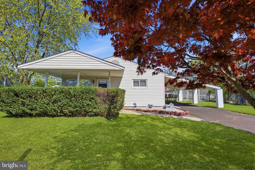 Welcome to 14 Dewberry Lane! A beautifully updated home on a quiet block with spacious yard and plenty of parking. Enjoy relaxing on the covered front porch or side patio. Interior features brand new laminate hardwood floors, fresh paint, and open-concept layout with bright living room, dining area, and gourmet kitchen boasting shaker cabinets with gold hardware, Quartz counters, herringbone backsplash, and high-end stainless steel appliances including double oven, range hood, dishwasher & refrigerator. Main level offers 3 generous bedrooms with ample closets and updated hall bath with ceramic tile, vanity & soaking tub/shower combo. Exterior highlights include front, rear & side yards with play area and swing set, two storage sheds, covered patio, carport, and driveway for 3+ cars. Nothing to do but move right in, this one won’t disappoint!