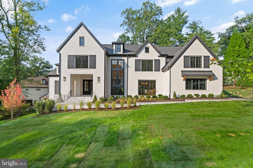 STUNNING ONE-OF-A-KIND CHERRY HILL CUSTOM HOME that masterfully blends TRANSITIONAL/CONTEMPORARY architecture with Classical design elements. This stunning home located in sought-after Chesterbrook Woods features a screened porch with OUTDOOR KITCHEN, OPTIONAL IN-GROUND POOL, OPTIONAL ELEVATOR with 3 CAR GARAGE. Welcome to this new construction home by popular builder Cherry Hill Custom Homes located in sought-after Chesterbrook Woods. This home features 8,500+ square feet of finished living space and is situated on almost .5 an acre lot. Exquisite attention to detail is evident throughout this sundrenched 3 level, 6 bedroom, 6 full bath, and 2 half bath home. The large foyer and gallery lead you to the private office, formal dining room, and the open expanse of the family room, breakfast room, and gourmet chef’s kitchen. The dream kitchen includes Thermador appliances, abundant custom cabinets, a large island, and quartz countertops. A separate full prep kitchen includes an induction cooktop, full-size French door refrigerator, dishwasher, deep prep sink, and abundant custom cabinetry and quartz countertops. A screened porch with gas fireplace, outdoor kitchen, vaulted ceilings, ceiling heaters, a fan, and recessed lights is accessed through doors flanking the gas fireplace in the family room and a door in the private office. Beyond the screened porch is the eye-catching large patio made of imported Turkish stone. Plenty of space for the optional in-ground pool. A main floor in-law suite with a full en-suite bathroom, mudroom with elevated dog wash and built-ins, two powder rooms, and a large pantry complete the main level. Heading up the grand staircase, you will be impressed by the Primary retreat that encapsulates luxury, tranquility, and unparalleled attention to detail. The spa-like Primary bathroom includes an extra-long double vanity with toe kick lighting, freestanding soaking tub, heavy-glass enclosed shower, heated marble floors, and a separate water closet with Toto Washlet bidet seat. The 165 square foot walk-in closet with custom built-ins and access to the laundry room completes the primary suite. Three secondary bedrooms, all with full en-suite bathrooms and walk-in closets and two with large privacy nooks, finish the 2nd floor. The carefully designed basement includes a large wet bar with and island and abundant custom cabinetry, a spacious game area, a media area room with gas fireplace and built-ins, an exercise room with rubber flooring, a bedroom with a large walk-in closet and access to full bath, and an abundance of unfinished storage space. Inground lawn sprinkler. Garage wired for EV charger. Conveniently located near McLean parks, shops and restaurants. Just 2 stoplights to Washington D.C. via the Chain Bridge. Highly sought-after CHESTERBROOK ES, LONGFELLOW MS, MCLEAN HS