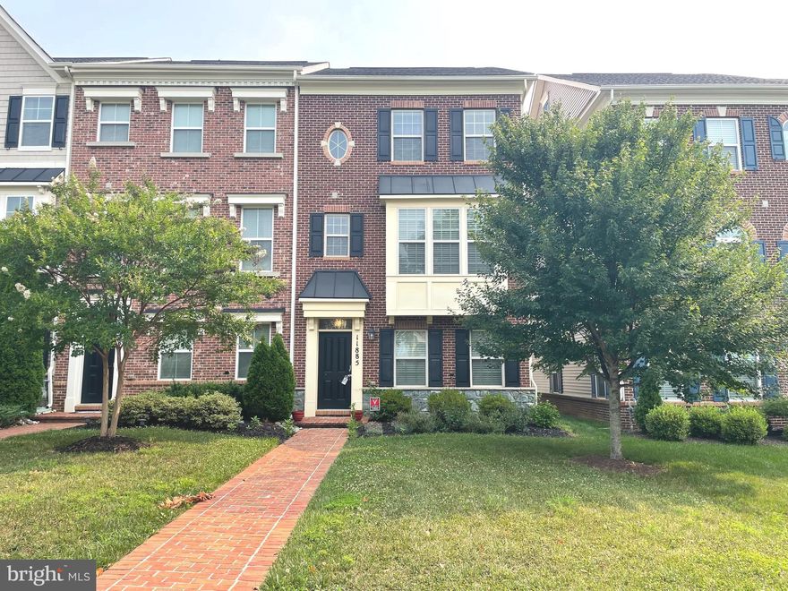 Gorgeous end-unit town home with 3 bedrooms in serene Clarksburg Village Community. Enter into gleaming hardwood flooring and tons of windows throughout making this home bright and airy! Fresh paint throughout all 3 levels. The main level boasts an open concept floor plan with a gourmet kitchen with stainless steel appliances, enormous island, granite countertops, large French door pantry, dining area with chic chandelier, and a sprawling living room flooded with natural light. A beautiful entrance level allows for endless possibilities - home gym, entertainment room, office, playroom, craft room, you name it! The upper level features incredible master bedroom with vaulted ceiling, walk-in closer, and private bathroom with soaking tub, separate tile shower, and double vanity. Two more bedrooms - each with soaring ceilings, a full hall bathroom, and laundry complete this level. Large deck for entertaining or grilling. Just blocks from the Harris Teeter and restaurants in the heart of the Village. Enjoy a community pool, clubhouse, abundant trails, and parks. Easy commute off Ridge Road / 27, accessible to 70 and 270. Good required!