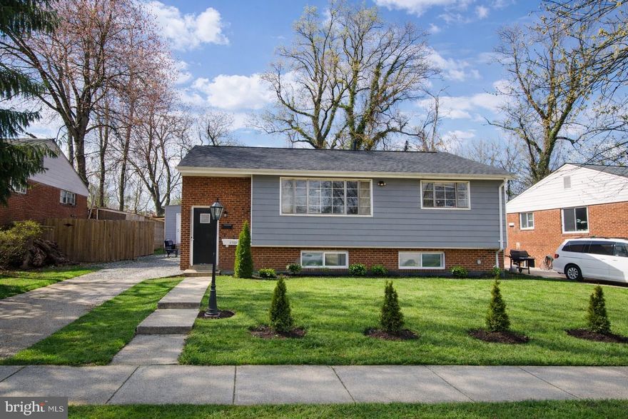 Welcome to this gem in the sought after Harmony Hills neighborhood of Silver Spring. A maintained six bedroom, four bath split foyer home. Which features an upgraded basement for potential rental income or living space for a multi-generational family.  The home also features a large backyard space for entertaining family and friends or recreation space. The home boasts two kitchens, refinished wood floors and porcelain tile in the basement level. Rarely do you find this much natural light paired with such generous bedroom sizes in this neighborhood. This home  is located near major access to Georgia avenue, Interstate 200 and just minutes from Glenmont metro station, Wheaton, Rockville, and Kensington!