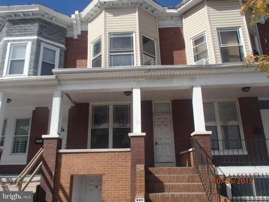 Wonderful chance to own this value priced home.  Enjoy nice room sizes, additional living and storage space in lower level. The covered front porch is perfect for warm weather outdoor living space. A convenient location, just blocks from the park and a short drive to Downtown Baltimore!