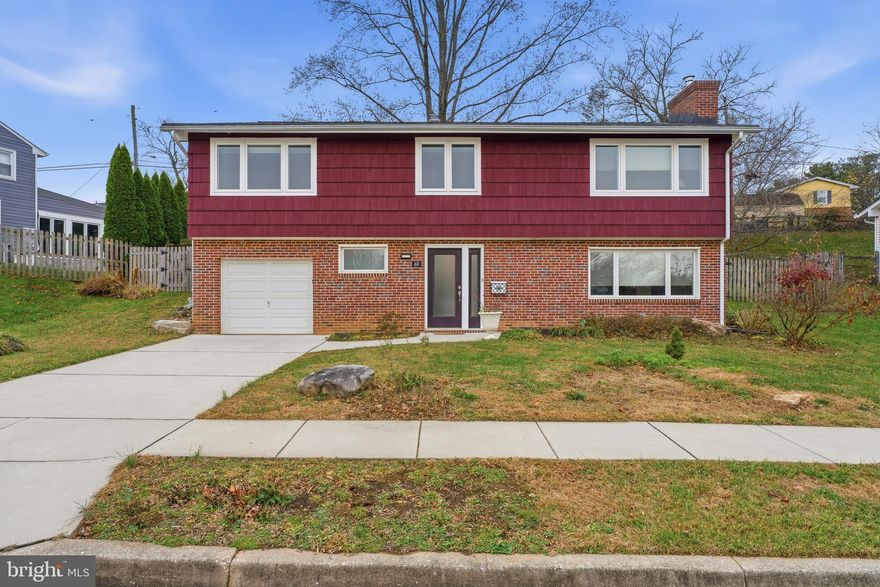 New Stove 2024. New Washer and Dryer 2024. 
Welcome home to this beautifully maintained 4 bedroom, 2 bathroom detached gem in the heart of Timonium! Offering an impressive amount of living space, this home blends comfort, style, and convenience in one of the area’s most desirable locations. The entry level features a spacious bedroom/rec room, updated full bath, and storage room—great for guests or an in-law setup. Upstairs, natural light highlights the hardwood floors, cozy living room with wood-burning fireplace, and an updated kitchen with stainless appliances, solid-surface counters, and a butler’s pantry. A bright sunroom walks out to a private, fully fenced backyard with Bluestone patios, raised garden beds, and a 10x16 shed. Fresh paint, main-level laundry, and a one-car garage complete this move-in-ready home.