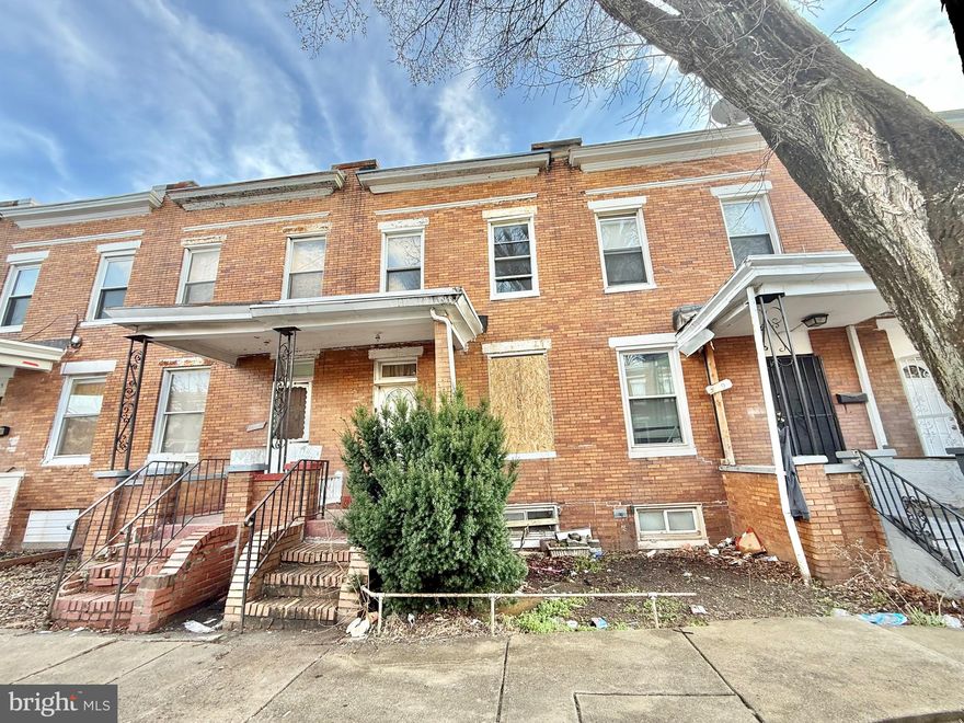 Do NOT contact listing agent -call or text Seller Ben Caplan directly for access and info (see private remarks)

Prime investment opportunity in a high-demand rental area! This three-bedroom home sits on a great block with strong sales and rental potential all around. The property needs a full rehab, but with a tall basement (over 8 feet), there’s plenty of room to add value.

Surrounded by ongoing revitalization, this is an excellent chance to transform a distressed property into a cash-flowing rental or a high-ROI flip.

Sold As-Is. Cash or Hard Money Only.