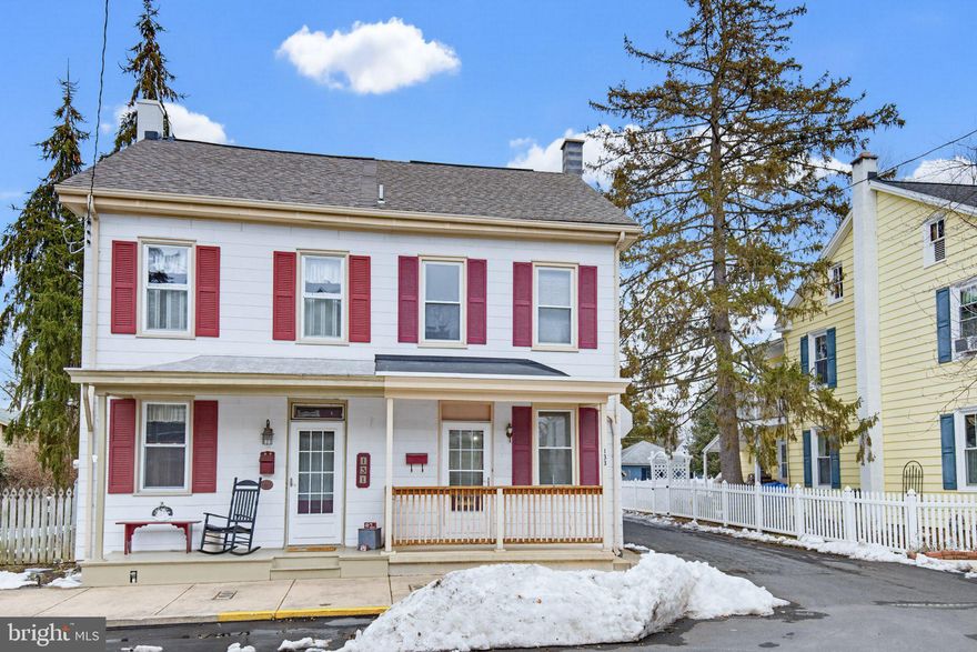 Experience the best of downtown living in this move-in-ready, 4-bedroom home. Located less than a two-minute stroll from the iconic Lititz Springs Park, local boutiques, and dining, this property perfectly blends modern convenience with historic character.

The main level features a spacious living area connected to a formal dining room by original, charming pocket doors. The updated kitchen boasts a redesigned, layout that flows into a convenient laundry/mudroom. Upstairs, you'll find three bright bedrooms and a full bath, including one bedroom with private access to a balcony, perfect for enjoying warm Pennsylvania days. The fully finished attic offers a versatile fourth bedroom or a quiet home office. With updated electrical, a fenced-in yard, a covered patio, and coveted off-street parking, this home is truly a rare find.