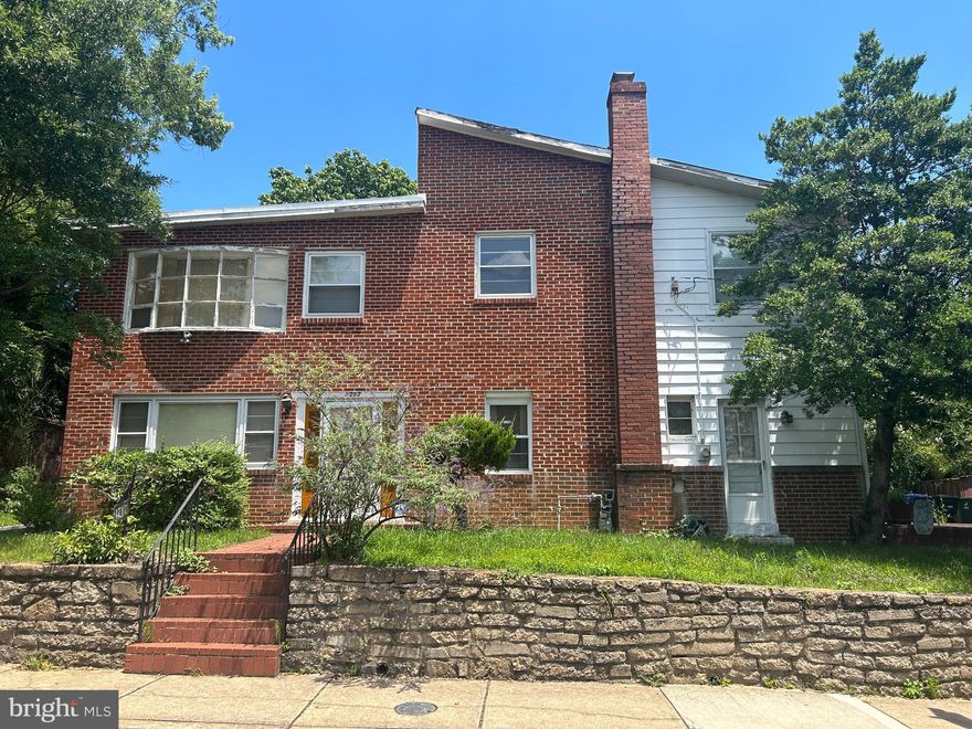 House is a blank canvas ready for your work.  Needs to be renovated throughout and priced accordingly.  Potential for in-law/au pair suite and lots of room upstairs for at least 3 bedrooms and 2 full bathrooms.