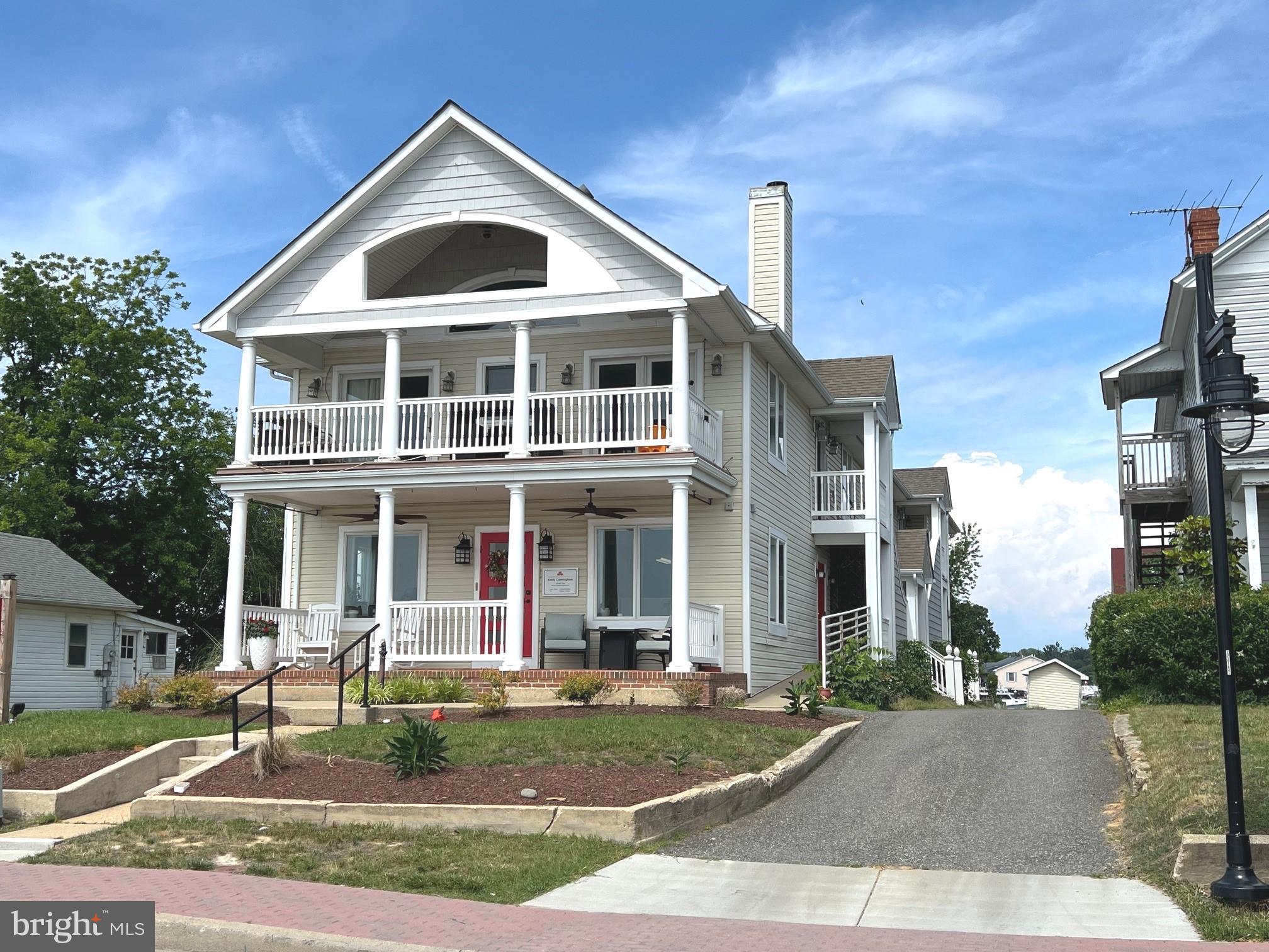 Charming Waterfront Gem on Solomons Island!
Explore this custom-built, mixed-use property offering endless possibilities. The main level features two spacious professional office spaces, perfect for a business or studio. Upstairs, the second level boasts two apartments—one with stunning views of the Patuxent River and the other overlooking the peaceful creek. The third level features a unique cupola and a half bath, offering panoramic views and a serene space. An elevator provides easy access to all three floors.
Enjoy outdoor living with a front porch, back deck, and a balcony, adding extra space to relax or entertain. The property includes an unfinished basement, a fenced yard, an outbuilding, shed, and a pier equipped with water and electric. Ample parking is available.
This property does need some TLC but offers the perfect canvas for customization. Showings are by appointment only for prequalified buyers. New roof to be installed.
Ready to discover the potential? Don’t miss out on this incredible opportunity in the heart of Solomons Island!