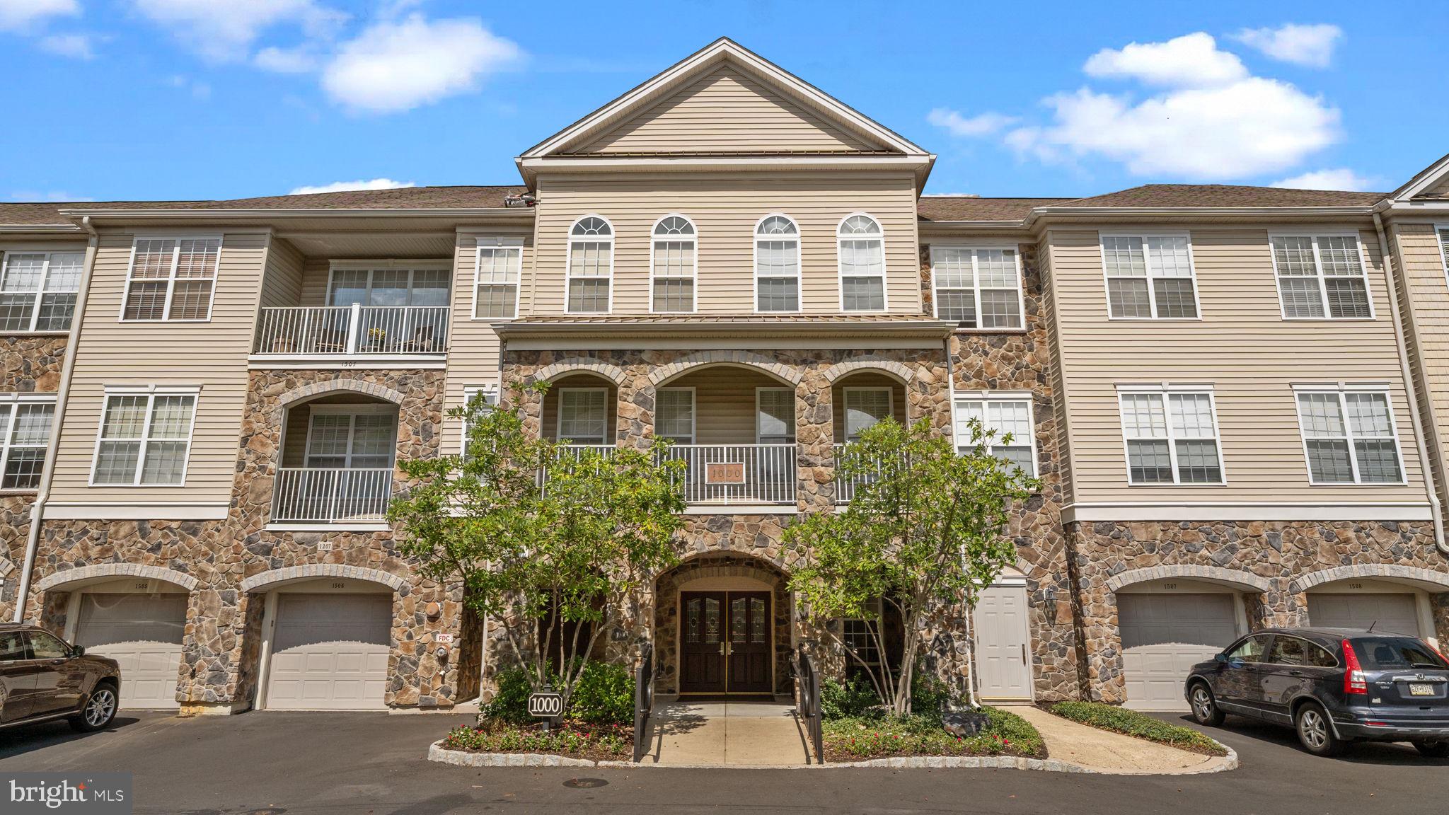 Enjoy Heritage Creek Estates, an ACTIVE, Active Adult Community in the heart of Bucks County. This beautiful and desired Two Bedroom plus a Den /Office, Two Bathroom, Condo has Great curb appeal with extensive and decorative stone facade. Secure Building. Elegantly appointed lobby. Open floor plan and positioned for lots of daylight and nicely sized rooms. Luxury vinyl plank flooring. Living Room /Dining Room combo, Kitchen with newer stainless steel appliances. Sliding glass doors to balcony overlooking front of building with pleasant views. Primary Bedroom offers walk-in closet with built-ins while Master Bathroom has double vanity, shower, and separate soaking tub. Second bedroom adjacent to hall bathroom. Laundry Room. Freshly painted. Water heater (2023). Wonderful amenities include world-class club house, indoor swimming pool, outdoor swimming pool, tennis, and much more. Engage in many social activities or enjoy the abundance of sidewalks and fountains when out for a leisurely walk.