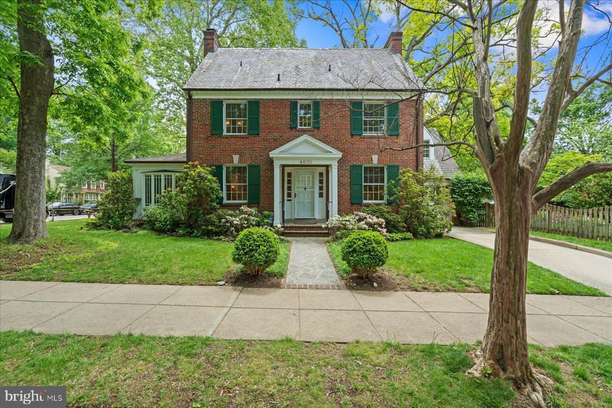Charming Center Hall Colonial in American University Park
This lovely Center Hall Colonial in sought-after American University Park blends timeless elegance with modern comfort. Nestled on a beautifully landscaped lot, the home offers classic architectural details alongside thoughtful updates for today’s lifestyle.
Key Features:
Welcoming entry foyer with coat closet and views of the rear garden
Formal living room with wood-burning fireplace
Bright office/den just off the living room
Elegant formal dining room
Spacious, modern kitchen with access to a rear porch
Gorgeous rear garden with pavers, mature trees, and vibrant flowers, plus access to an attached garage
Upstairs: three well-proportioned bedrooms and two full bathrooms, including a primary suite
Large attic with pull-down stairs—ideal for extra storage
Expansive lower level with a spacious family room and fireplace, kitchenette, renovated full bath, and a generous laundry/storage area.
Located just a short walk from the shops and dining of Spring Valley, and conveniently close to Mass Ave bus stops and Tenleytown Metro, this home offers both neighborhood charm and commuter ease.
Don’t miss this rare opportunity to own a classic home in one of D.C.’s most desirable neighborhoods.