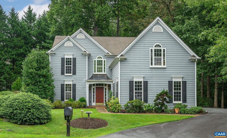 Welcoming cul-de-sac home in popular and convenient Foxcroft. Spacious open plan kitchen, breakfast room, family room with gas fireplace, plus inviting living and dining rooms. A powder room, mudroom and laundry room complete the main level. Upstairs you'll find four bedrooms including a beautiful ensuite primary bedroom, three additional bedrooms, full bath, plus a generous ready to finish bonus room. Oversized side load double garage. Nicely tucked-in and backing to a natural area with trails, enjoy outdoor entertaining or quiet time on the back patio. Walkable to Biscuit Run State Park. Community pool, clubhouse, play ground. A short drive to 5th Street Station, including Wegmans, restaurants, shops, movie theater and much more.,Maple Cabinets,Fireplace in Family Room