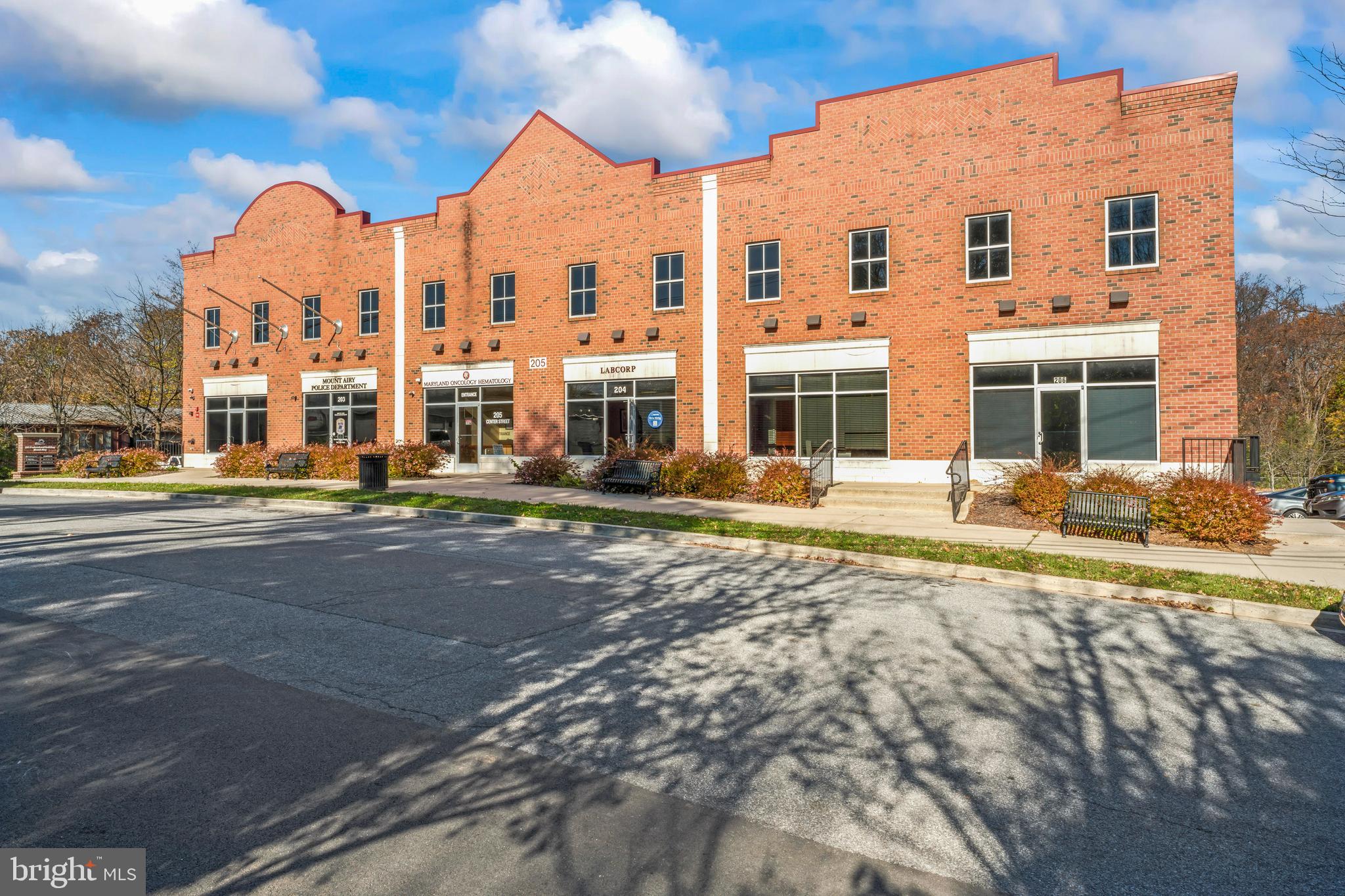 Easily accessible from major highways of I-70 and Route 27, this 3-floor building is located in Downtown Mt Airy. 95% of the population of 20,454 people within 10 minutes drive time of this property have high school and higher education, 44% have Bachelor/Grad/Prof Degrees, and have a median income of $126,633. This property is ideal for medical use as it is at the centre of the $152 Million worth of healthcare market.
Three-floor free-standing office building sitting on 1.63 acres is for sale. Occupied by Mount Airy Police Station, Lab Corp, Maryland Oncology and Hematology, Mt Airy Tax and Accounting LLC and multi-speciality Medical Doctors. Its Commercial, industrial zoning allows many different uses, including retail units on the first floor.
Easy access from major Highways of I-70 and Route 27.
Free-standing building sitting on 1.63 acres
Commercial/Industrial zoning supports many uses
Has retail component
Highly educated population of 20,514 in 10 min drive time
At the centre of the healthcare market of $152 Million
Plenty of free onsite parking