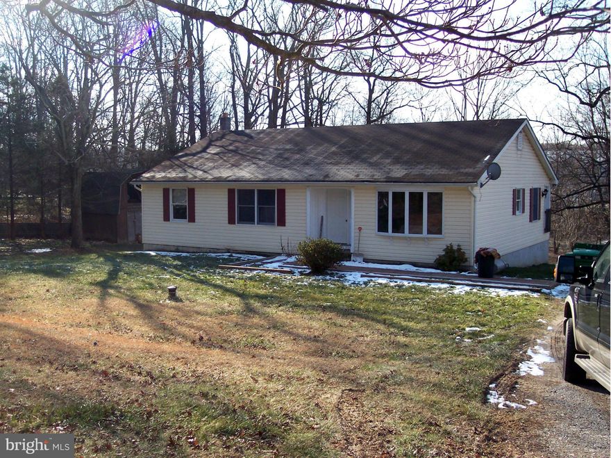 Really nice Rancher on an acre lot very close to state land. This home has a large Master Bedroom with attached Bath and 2 other good size  bedrooms. Living/family room is comfortably large enough for great family time. The whole house is carpeted  and carpet has just been professionally  cleaned.  There's also a full unfinished basement with a pellet stove. Back-up Contracts being accepted.