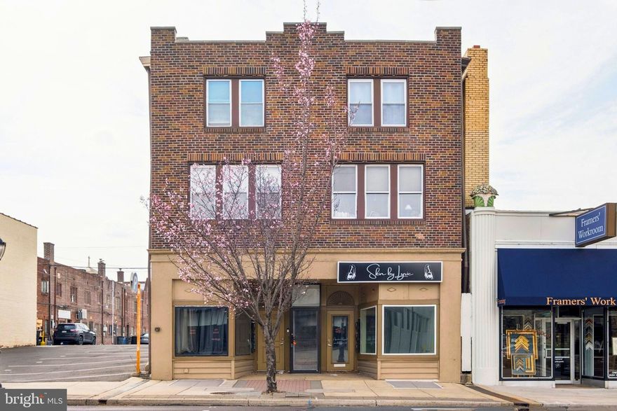 Presenting the exclusive sale of 433 Old York Road (a.k.a. 431-33 Old York Road & 424 Johnson Street) - a mixed-use investment opportunity in the heart of Jenkintown’s active commercial corridor. The property consists of seven total units, fully occupied, including four apartments, two ground-floor storefronts, and one office suite, along with three-car on-site surface parking. Jenkintown’s central business district is anchored along Old York Road (Rt. 611), serving as the borough’s primary commercial spine. Current ownership has completed significant capital improvements and select cosmetic upgrades, addressing major deferred maintenance and enhancing overall asset quality. However, rents have not been fully optimized, leaving much of the near-term upside for a new owner. Additionally, the rear portion of the building on Johnson Street is only one story in height, while zoning permits up to 50 feet (subject to zoning review), which may offer additional value-add potential to develop and add square footage (buyer to conduct due diligence on zoning and development standards). Positioned along a high-visibility stretch of Old York Road with strong vehicle traffic and just minutes from the Jenkintown SEPTA Regional Rail station, the property benefits from both suburban accessibility and consistent tenant demand.