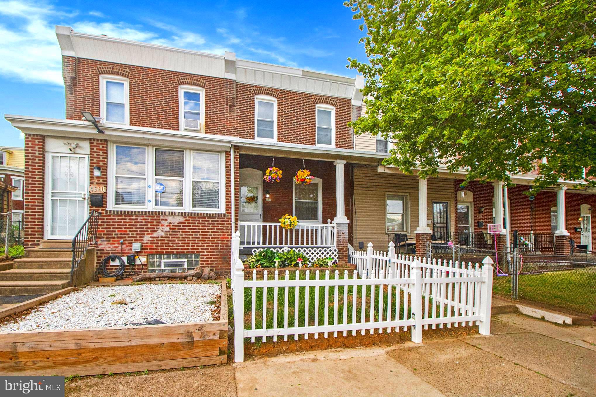 Welcome to 4558 Unruh Street.
Nestled In the heart of Tacony neighborhood, this beautifully updated townhome features 3 bedrooms, ,1 bathroom and finished basement. This charming house has a large living/dinning area on the first floor and new gas burning fireplace as its centerpiece. This beautifully maintained home features a new kitchen with new cabinets, countertops and appliances., The bathroom has been refreshed and you will find a new freshly pained finished basement. Step outside to a specious front and rear fully fenced yard perfect for entertaining. With easy access to highways and public transportations, move -in ready and packed with thoughtful upgrades-schedule your showing today.