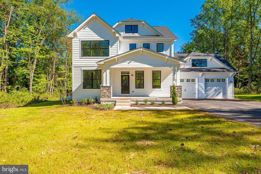 For buyers desiring a quicker move-in, this same model is under construction less than a mile away and will be completed in approximately 30 days — a perfect opportunity to preview the craftsmanship and finishes in person. This to-be-built custom Arts & Crafts residence by local builder Laine Street Homes blends timeless design with modern luxury. Set on a premium 1.5-acre homesite, the property offers both privacy and functionality. Step onto the welcoming front porch and into a thoughtfully designed main level featuring a private office, formal dining room, and a spacious family room highlighted by large picture windows and a modern gas fireplace. At the heart of the home, the gourmet kitchen impresses with premium quartz countertops, herringbone tile backsplash, tasteful dove and pistachio cabinetry with dovetail joints and soft-close drawers, a walk-in pantry, farmhouse apron sink, and a large island with breakfast bar. Upstairs, the primary suite overlooks the private backyard and features luxury vinyl plank flooring, a walk-in closet, and a spa-inspired bath with a 7x6 walk-in shower boasting floor-to-ceiling tile. Additional highlights include 7-inch LVP flooring throughout the main level, shake siding with stone column bases, 2x6 construction, a 92% efficient HVAC system, and 30-year architectural shingles. With no HOA or restrictive covenants, this home offers rare flexibility and freedom in a highly desirable Anne Arundel County location, convenient to both Annapolis and Washington, D. C.