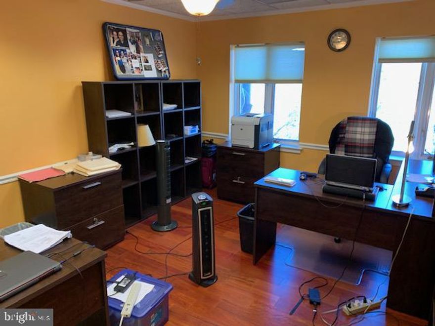 Discover a perfectly appointed office space in the heart of Greenbelt. This move-in ready suite features a spacious, open front area ideal for reception or collaborative work, plus two large private offices for focused time. The convenience of a full kitchen, break room, and bathroom makes it a complete and efficient environment for your growing business. Located on Hanover Parkway for easy access.