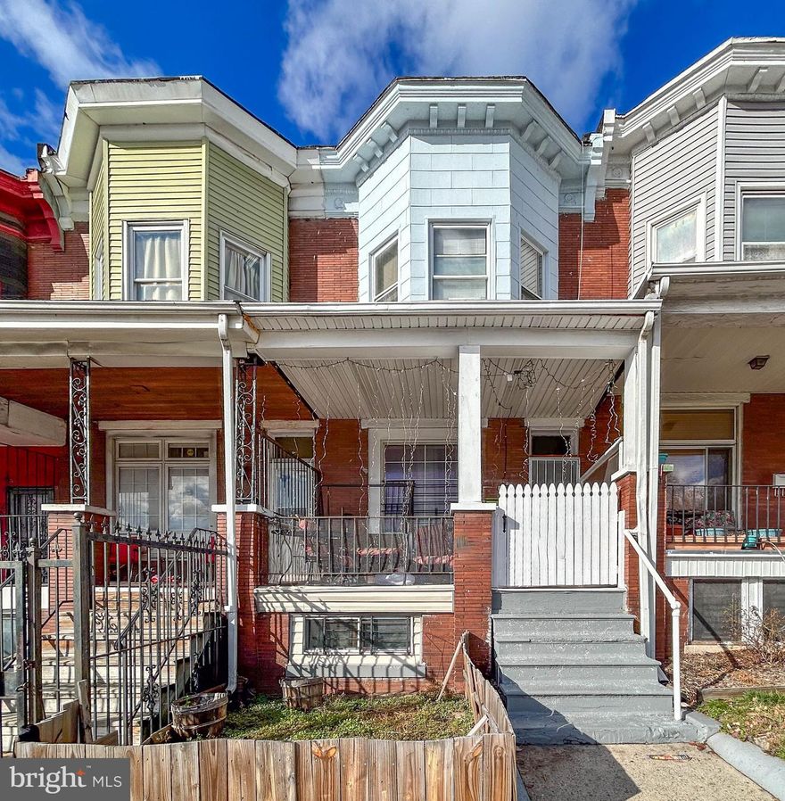 OPEN HOUSE RESCHEDULED FOR 1/10/24 3PM. List price is Opening Bid At The Online Only Auction Sale - Auction ends Thursday, January 11, 2024 at 1:00 PM. Porch-front Townhome in the "Coldstream-Homestead-Montebello" Neighborhood of Baltimore City improved by 3 bedrooms and 3 full bathrooms. The main level of the home includes a living room, dining room, kitchen, 1 full bathroom and access to the fenced in back yard. The upper level has a family room with 3 bedrooms and 1 full bathroom. The lower level is partially finished with an open space, 1 full bathroom, den and utilities. Features include Fenced in backyard, back Balcony and covered front porch.
