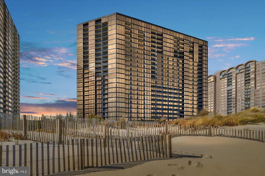 Welcome to Unit #1913 at The Golden Sands Condominium, a premier oceanfront residence located at 10900 Coastal Highway in Ocean City, Maryland. This meticulously renovated 2-bedroom, 2-bathroom condo offers a harmonious blend of modern luxury and coastal charm, making it an ideal retreat for those seeking an upscale beachside lifestyle.

Interior Features:

Gourmet Kitchen: The heart of this  beach-home is its fully updated kitchen, equipped with top-of-the-line commercial-grade appliances and adorned with elegant granite countertops. This space is designed to satisfy both the casual cook and the culinary enthusiast.

Luxurious Bathrooms: Both bathrooms have been completely remodeled to feature exquisite, fully-tiled showers, providing a spa-like experience within the comfort of your home.

Expansive Views: The living room and primary bedroom are graced with floor-to-ceiling, wall-to-wall windows, offering panoramic vistas of the Atlantic Ocean and allowing natural light to flood the interiors, creating a bright and inviting atmosphere.

Building Amenities:

The Golden Sands Condominium is renowned for its extensive array of amenities, ensuring residents have access to both relaxation and recreation without leaving the premises:

Outdoor Recreation Deck: Spanning half an acre, the deck features an outdoor pool, a children's pool, tennis and pickleball courts, shuffleboard, and a beach volleyball court, catering to a variety of leisure activities. 


Indoor Facilities: On the 22nd-floor penthouse level, residents can enjoy an indoor pool, a well-equipped fitness center, and a game room, providing year-round entertainment options. 


Private Beach Access: The property boasts 4,000 square feet of private beachfront, offering a serene and exclusive seaside experience. 


On-Site Dining and Retail: The expansive deck hosts a Tiki Bar and Grill, an ice cream parlor, a deli, and a beach shop, ensuring that dining and shopping conveniences are just steps away. 


Security and Services: With 24-hour security and maintenance personnel, residents can enjoy peace of mind and prompt assistance when needed. 


Location Highlights:

Situated in the heart of Ocean City, The Golden Sands offers proximity to a multitude of attractions:

Dining and Entertainment: A variety of restaurants, including The Greene Turtle and Bull on the Beach, are within walking distance, providing diverse culinary options. 


Recreation: The famous Ocean City Boardwalk, with its array of shops, entertainment venues, and amusement parks, is just a short drive away, offering endless opportunities for fun and leisure.

Unit #1913 at The Golden Sands Condominium is more than just a residence; it's a lifestyle. With its modern upgrades, breathtaking views, and access to unparalleled amenities, this condo presents a unique opportunity to experience the best of oceanfront living in Ocean City.