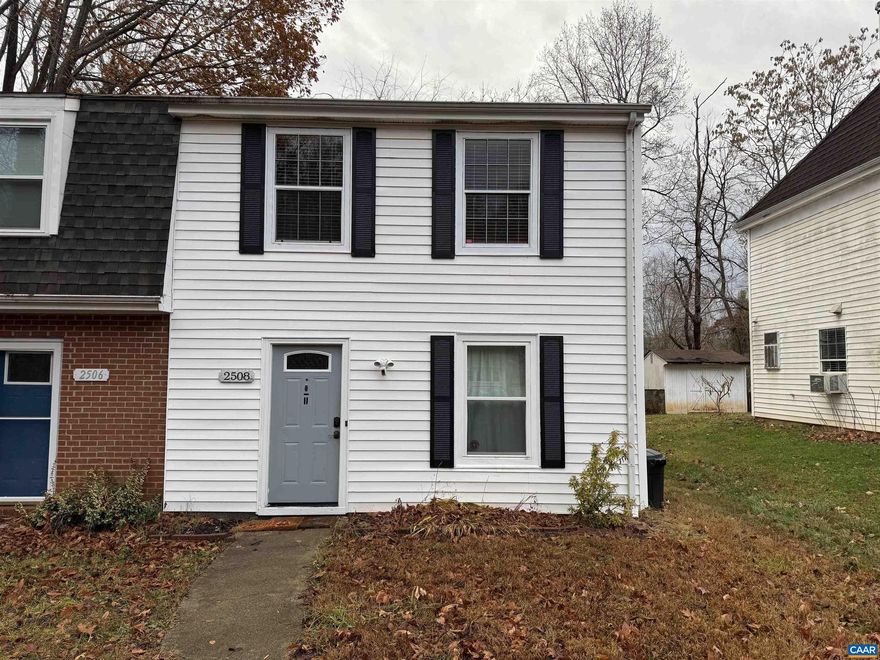 Available Now. Two-story townhome in Fry?s Springs, convenient to Downtown, UVA Health, 5th Street Station, I-64. Built in 1975 with upgrades, wood flooring, 3 bedroom, 1 full and 2 half baths, laundry with washer/dryer. Located at end oof cul-de-sac, paved off-street parking. Lease required; security deposit amount dependent upon credit score. We do ask for the following requirements: 1. Credit score of 625 or higher 2. No accounts in collection 3. Combined income of 3x the monthly rent 4. No negative tenant/landlord history.