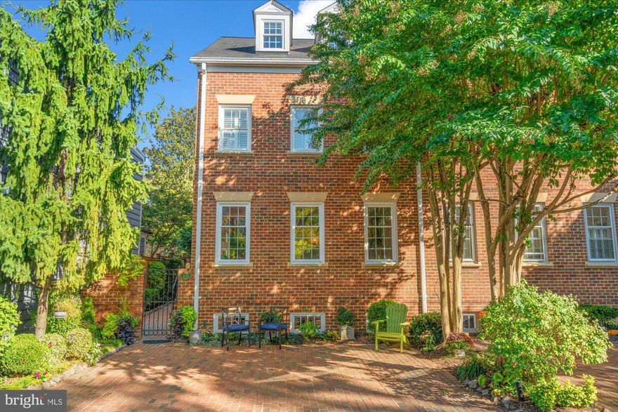 Located just four blocks from King Street and two blocks from the Waterfront in the SE Quadrant of Old Town Alexandria is this phenomenal four-level end-unit townhome with over 3300 square feet of living space! This 4BR / 4.5BA stylish home has it all – including off-street parking for TWO cars! With such high ceilings on the main level, the light simply floods in from all three sides of the home and showcases the beautifully renovated kitchen featuring Wolf, Dacor, and Bosch appliances, and the elegant built-in shelving in the living room. The second level features a large primary suite, additional bathroom, two bedrooms (one that is versatile as a bedroom, office, or nursery), and front-loading, large-capacity washer/dryer suitable for all your large blankets and quilts. The upper level has a private guest room with ensuite and a walk-in attic that may just leave you speechless! The walkout lower level has a specialized exercise room, full bathroom, custom built office area, and a workroom WITH utility sink. The professional landscaping has created the upmost privacy and oasis in charming Old Town. Take a 3D tour or better yet, schedule a showing today!
