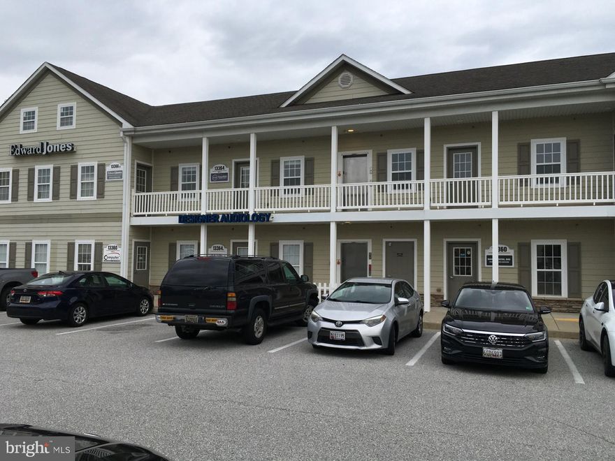 Spacious and professionally designed 1,215 SF second-floor office condo located in the desirable Highland Crossing Professional Office Park in Western Howard County. Suite #203 in Building E features a bright and welcoming reception/conference area, five private offices with single-light glass doors and observance windows, a dedicated file/copier area, kitchenette, and convenience bath. Private rear stairway exit. Building includes an exterior elevator and private stairwell with direct suite access. Ideal for professional, medical, or administrative use. Ample parking and strong area demographics.