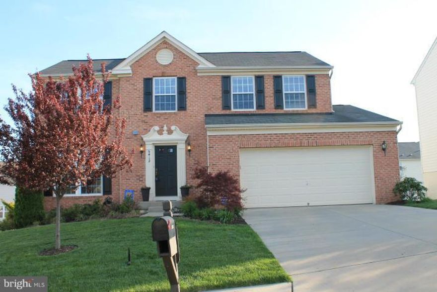 Stunning Colonial with newer main floors,cherry cabinets,custom backsplash,morning room,tall tilt windows,recessed lights,upgraded baths,lower level plush carpet in recreation room, plenty of rooms to finish w/rough in for full bath.  French doors to exterior rear vinyl fence, trex decking,veranda over brick patio.Minutes to shops, hospital and upcoming VRE/Comm.pool,trails,tot lots & clubhouse.