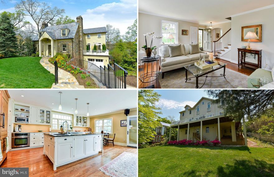 Stunning update in prime Belle Haven! 1939 meets 2015- current design integrated w classic beauty.Approx 4800 sq ft- nanny/in-law suite w separate entrance; 4 bedrms on upper lvl; Great Room Kitchen -pantry/ wet bar, garage, FLAT BACK YARD; master suite w separate laundry, heated bathroom floors; 2 sets front and rear staircases, dog shower- 25 acre park at end of street!