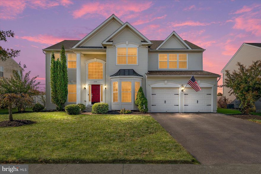 Welcome to 233 Northfield Way - A True North Brook Beauty!

This stunning Colonial in the highly sought-after North Brook community offers over 3,300 sq. ft. of true living space, beautifully maintained and filled with natural light.

As you arrive, you’ll notice the mature landscaping that perfectly complements this home’s curb appeal. Step inside to an inviting open floor plan, to the right, a main-level office with custom built-ins and a large bay window, and to the left, a spacious living and dining room combination, ideal for entertaining.

The heart of the home is the gorgeous kitchen, featuring a large island with cooktop, wall oven/microwave combo, tile floors, granite counters, and plenty of cabinet space. The kitchen opens to an oversized family room highlighted by a stone-front fireplace and walls of windows bringing the outdoors in. A half bath and large coat closet complete the main level.

Upstairs, you’ll find four oversized bedrooms and two full bathrooms. The secondary bedrooms offer generous closet space, while the hall bath features a double-sink vanity, tile floors, and a shower/tub combo. The primary suite is your personal retreat, complete with a fireplace, large sitting area, and a luxurious en suite bathroom boasting dual vanities, a soaking tub, and a tiled shower. The custom walk-in closet is designed to impress with built-in organization and ample storage.

Downstairs, the home features a conditioned 4-foot crawl space running the length of the home—perfect for extra storage. Step outside to your new composite deck, fully fenced backyard, and storage shed—ready for backyard gatherings or quiet evenings outdoors.

Located in one of Centreville’s most loved communities, North Brook offers a playground, soccer field, pavilion, walking paths, ponds, and wooded areas to explore.

This home checks every box, space, beauty, function, and community charm.  Don’t miss your chance to make it yours!