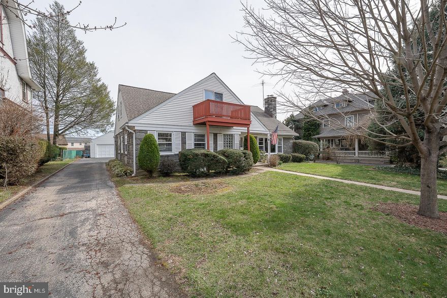 Versatile Duplex with Single-Family Conversion Potential in Haverford School District!
Welcome to this unique and spacious property offering the flexibility to be used as a duplex or easily converted into a 4–6 bedroom single-family home with almost 3000 sq ft of living space plus a walk out basement—perfect for homeowners and investors alike.  Newer Roof and Heaters !  Radiant Heat is a bonus! The main level features an expansive living room highlighted by a cozy wood-burning fireplace, seamlessly flowing into a bright and sun-filled dining room—ideal for everyday living and entertaining. The well-appointed kitchen offers abundant counter space, ample cabinetry, and a center island to meet all your culinary needs. Just off the kitchen, a charming sunroom provides access to the large, level backyard from either side, creating a perfect indoor-outdoor connection.
The primary bedroom is generously sized with a walk-in closet and private bath. Two additional rooms include a spacious second bedroom and a third bedroom currently used as a home office, along with a hall bath. Beautiful hardwood floors run throughout the main level, adding warmth and character.
The lower level is semi-finished and offers a flexible space for storage, a workshop, and includes a crawl space for additional storage needs.
The second level is a fully functional apartment with private entrance, featuring a living room, dining room, kitchen, full bath, bedroom, and abundant closet space. Enjoy outdoor relaxation on the private second-floor deck—perfect for tenants or extended family.
Step outside to a rear patio and expansive yard, ideal for entertaining or relaxing. The detached garage has been thoughtfully converted into a heated, versatile bonus space with pull-down attic storage—perfect as a home office, gym, studio, “man cave,” or “she shed,” with the option to convert back to a 2-car garage.
Conveniently located with easy access to major roadways, shopping, and dining, this home offers incredible flexibility—live in one unit while generating rental income from the other, or transform it into your dream single-family residence.
A rare opportunity in a highly desirable location—don’t miss it!