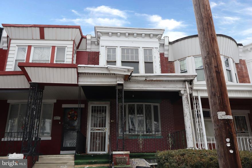 Welcome to this spacious two-story brick rowhome, built in 1940 and full of potential. The home features a bright and inviting living room, a formal dining room, and a kitchen with convenient walk-out access to a fenced rear yard — perfect for relaxing or entertaining.

Upstairs, you’ll find three comfortable bedrooms with ample closet space and a three-piece hall bathroom. A full unfinished basement provides excellent storage or future finishing possibilities.

Ideally located close to shopping, schools, public transportation, and major roadways, this home offers both convenience and opportunity.