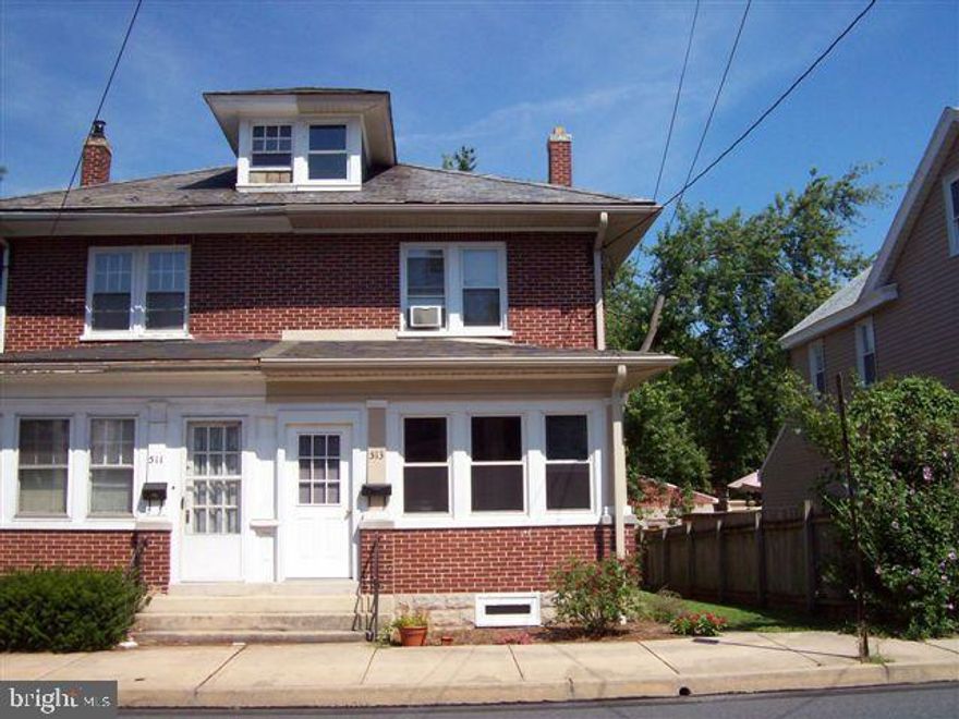 Brick Semi with newer windows, kitchen, bath, paint, and carpet. Walking distance to school. 1st floor laundry. Wood trim and columns. Tile shower. Lots of character. Deep backyard. Walk-up attic.