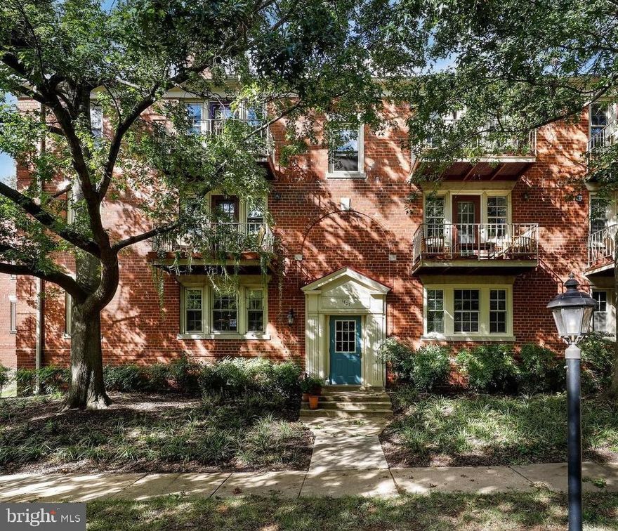 Don't miss this sunny and bright unit with windows on three sides, offering a southern exposure balcony overlooking a lovely courtyard. This charming property features hardwood floors, crown moulding, and California closet organizers, and an additional storage space. The location is super convenient as it is just minutes to DC and Old Town Alexandria. Commuting is a breeze with a bus stop at your front door, the metro 1 mile away, and a bike path nearby. Two parking permits included - unassigned parking. Tenant is responsible for any move-in/out fees charged by the HOA which are $150 at time of listing. Schedule a showing today and make this your new home sweet home!