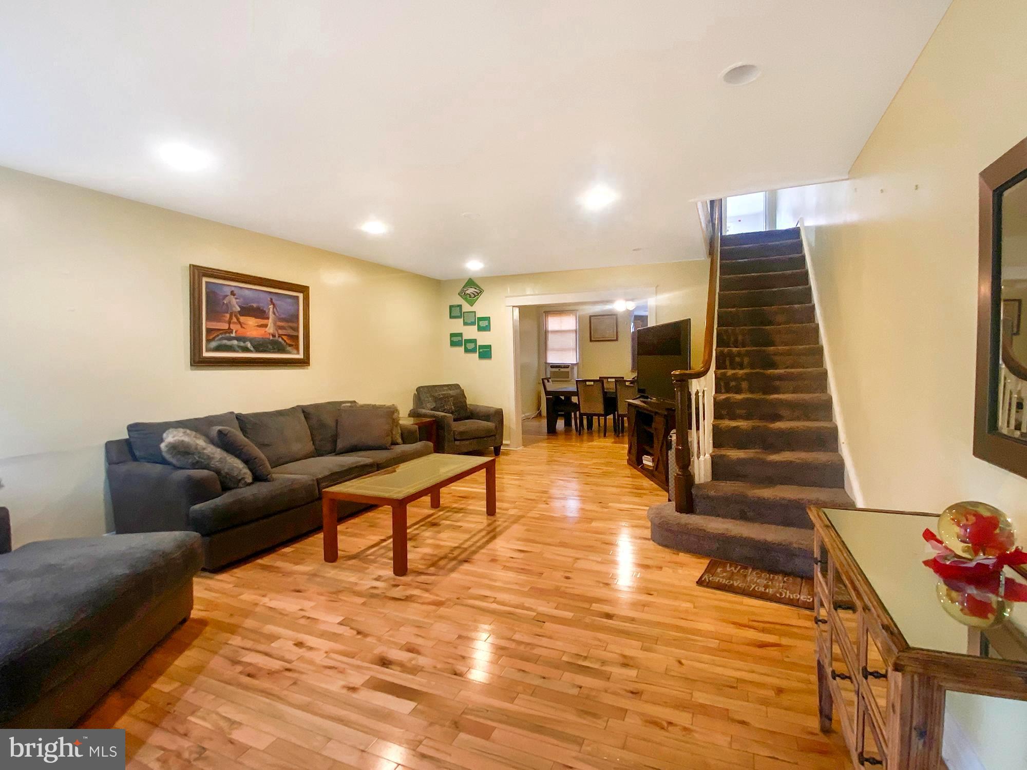 3-Bedroom Home with Finished Basement & Deck in West Oak Lane with 10K closing cost assistance opportunity.
Welcome to this beautifully maintained 3-bedroom, 1.5-bath home nestled in the desirable West Oak Lane section of Philadelphia. Step inside and enjoy the warmth of natural sunlight that fills the spacious living and dining area, enhanced by elegant wood flooring throughout the first level. The open-concept kitchen is perfect for entertaining and offers direct access to a private rear deck—ideal for relaxing on sunny days or hosting guests.
The fully finished basement provides flexible space for a family room, home office, or gym, along with a dedicated laundry area and convenient garage access. Upstairs, you’ll find three generously sized bedrooms, each with ample closet space, and an updated ceramic tile hall bath featuring a classic 4-piece layout.
Additional highlights include a private driveway for off-street parking and a prime location close to public transportation, Montgomery County, and major shopping destinations like Cheltenham Mall and Willow Grove Park.
Don’t let this opportunity pass you by—ask how you can take advantage of special closing cost assistance programs sponsored by local lenders to make this home yours today!