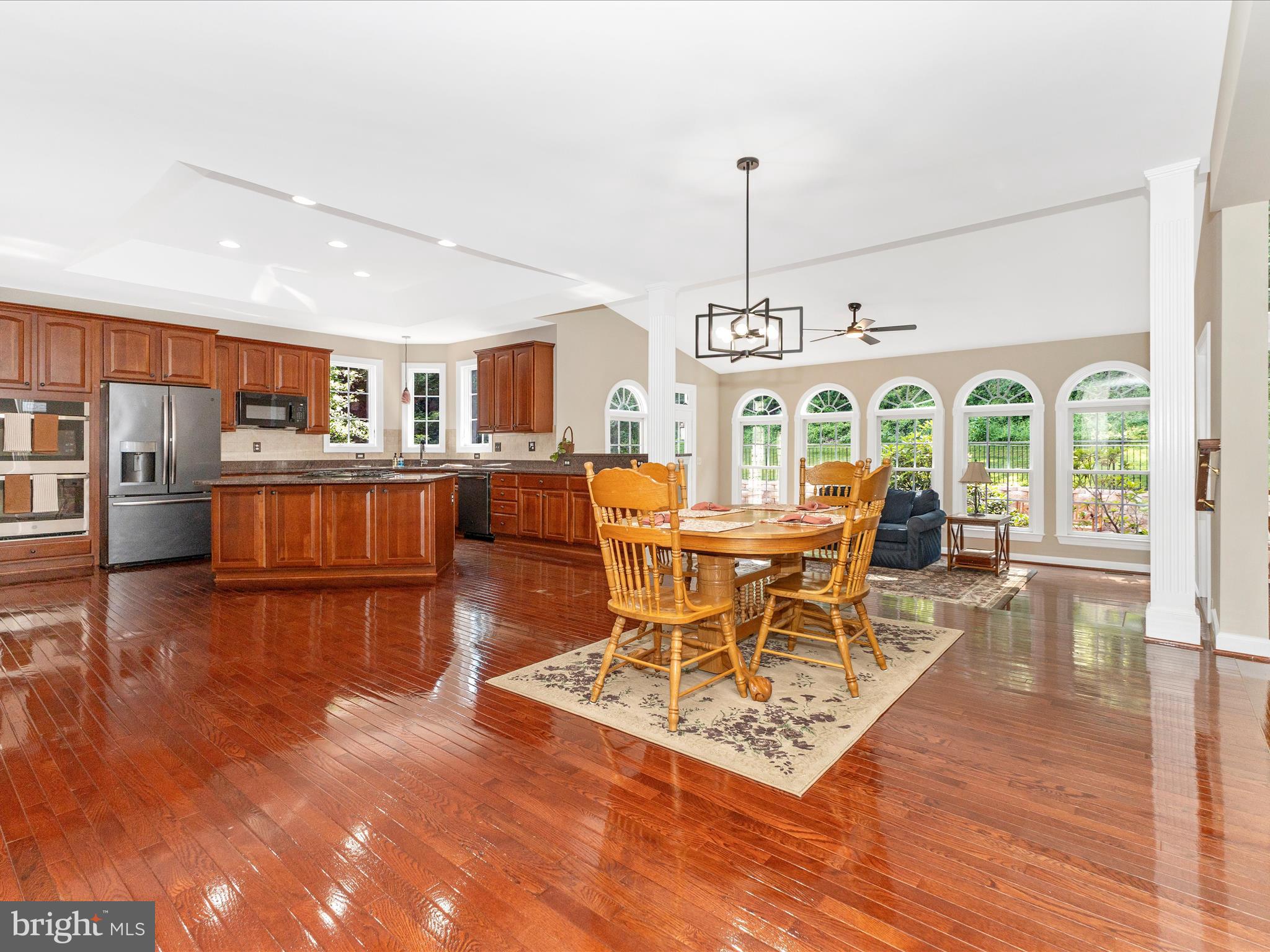 Welcome to 25024 Johnson Farm Rd — an exquisite east-facing estate offering over 7,200 sq ft of refined living space on a private 2-acre lot. Designed for both grand entertaining and everyday comfort, this home blends timeless elegance with thoughtful updates.
Inside, soaring ceilings, gleaming hardwood floors, and a sweeping staircase create an immediate sense of luxury. The main level offers formal living and dining rooms, a gourmet kitchen with cherry cabinetry, granite counters, and updated appliances, plus a sunroom and spacious family room anchored by a cozy fireplace. A private library/office completes this floor.
Upstairs, the primary suite feels like a retreat with a sitting area, recessed lighting, and a fully renovated spa bath. Three additional bedrooms include an ensuite and a Hollywood-style bath.
The walk-out lower level is an entertainer’s dream: a media room with theater seating, wet bar & kitchenette, guest/bonus rooms, full bath, and abundant storage.
Outdoors, enjoy serene views from your expansive patio, perfect for gatherings or peaceful evenings.
✨ Experience the comfort, elegance, and lifestyle this extraordinary estate offers. Schedule your private tour today!