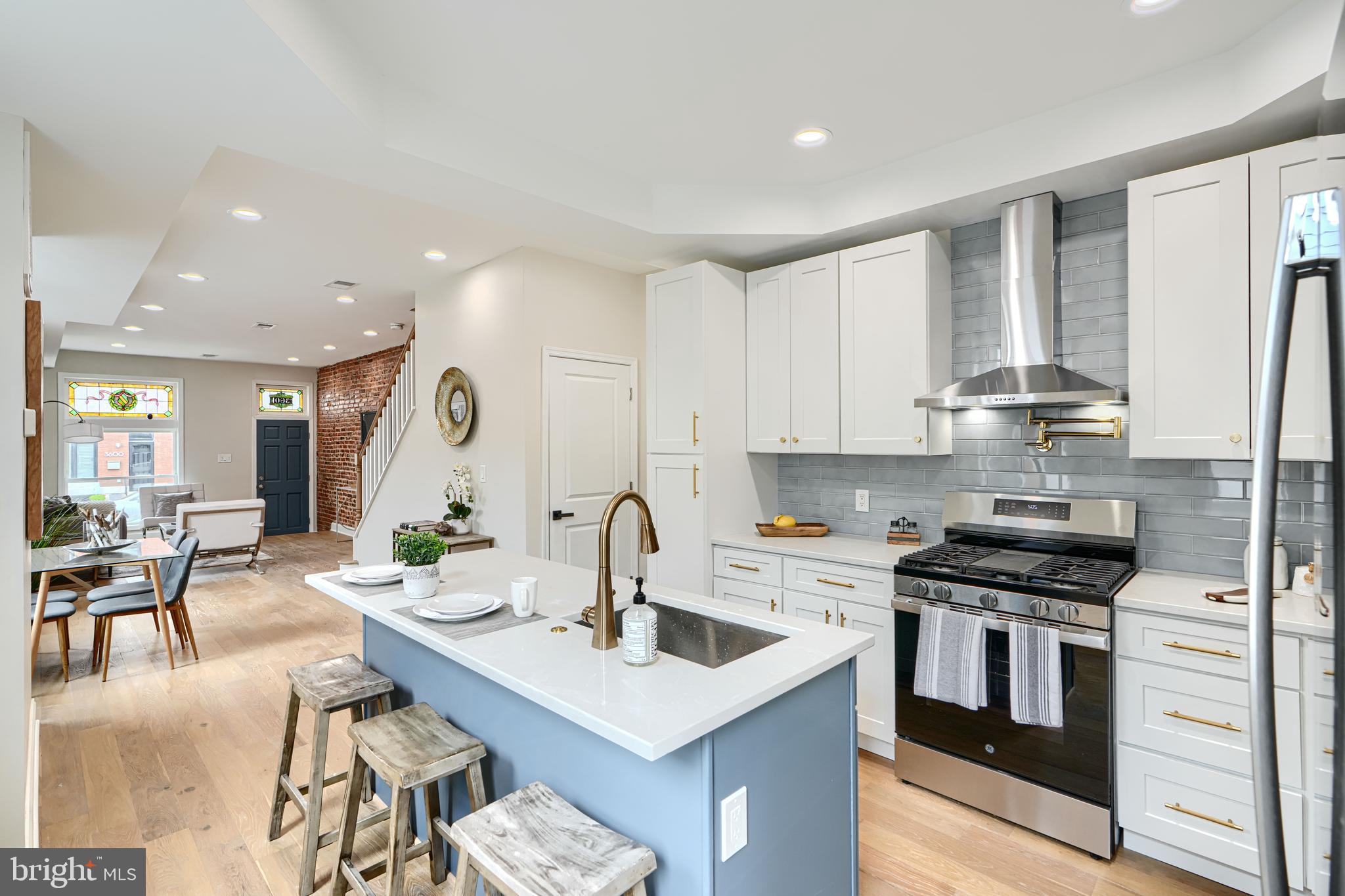 10 year chap pending.Welcome to 3601 Hudson as a gem. Beautiful, well-designed, newly remodeled home in 2025 in Brewers Hill. With all new plumbing all new electric new HVAC systems. It has a two-tier deck
