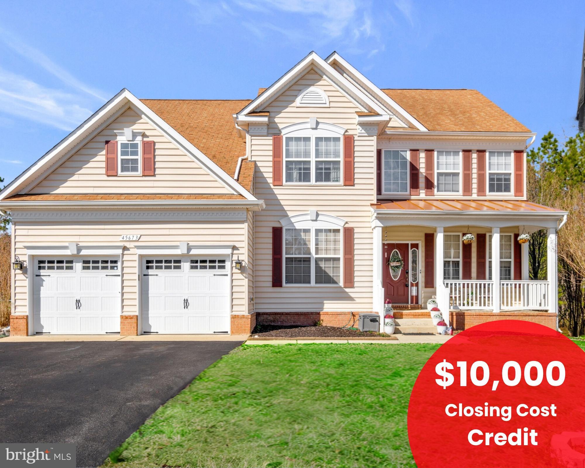$10,000 SELLER CREDIT with an accepted offer! Pond View and Access! This home is located on a premium lot within the Cecil's Mill Community. Enjoy the panoramic views from this beautiful Colonial home featuring 6-bedroom, 4-bathroom. As you enter your home, Brazilian Cherry hardwood floors lead you into a formal sitting room with custom trim, chair-rail and crown molding throughout. The first floor features a kitchen with granite countertops and newer appliances. Large island in the kitchen along with a breakfast area that overlooks the family room. Sliding glass doors lead you outside to a deck overlooking your backyard oasis where you can overlook and walk to the water's edge. You can fish from your back yard! Off the kitchen is a formal dining room and stairs leading to a finished basement where you will find a spacious entertaining area, full bath and large bedroom with plenty of closet space. There are two additional unfinished rooms allowing this level to become a separate living space if desired with a sliding glass door for walkout access. Upper level: Hardwood floors lead the way into the Large Owner's Suite w/ 2 WICs and bathroom with his/her sinks, shower and separate soaking tub. Three additional bedrooms on the second level, two with WICs. Laundry room is located on this level for added convenience. This unique home sits on a gently sloping lot overlooking the community pond with professional landscaping and great views of nature. Attached 2 car garage! Nearby community playground and basketball court.
