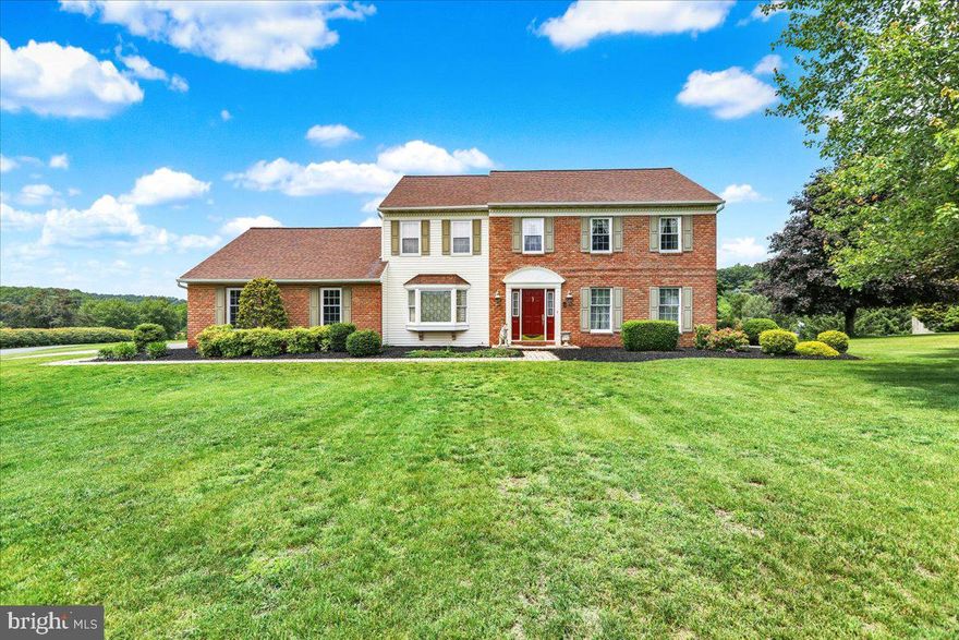 Welcome to 3 Arbor Road, nestled in scenic Brecknock Township, Berks County, within the sought-after Governor Mifflin School District. This beautifully maintained, original-owner, two-story traditional home is situated on a quiet and meticulously landscaped 1.40-acre lot.
The main level features elegant formal living and dining rooms with hardwood flooring, crown molding, and chair rail, a spacious kitchen with adjoining breakfast area and glass doors leading to a large deck and patio, perfect for entertaining and relaxing alike. The cozy family room boasts a brick, wood-burning fireplace, and the first floor is completed by a convenient powder room and laundry area.
Upstairs, you’ll find four generous bedrooms and two full baths, including a primary suite with a walk-in closet, open vanity area, and private bath with a tub/shower combination.
The expansive, unfinished lower level offers excellent storage space and includes rear access via a Bilco door. Additional highlights include an oversized garage with room for three cars despite having two single garage doors, and a large backyard shed ideal for storing garden tools and equipment.
Conveniently located just minutes from Routes 568, 625, and 222.  Don’t miss this opportunity to enjoy peaceful country living with easy access to major routes!