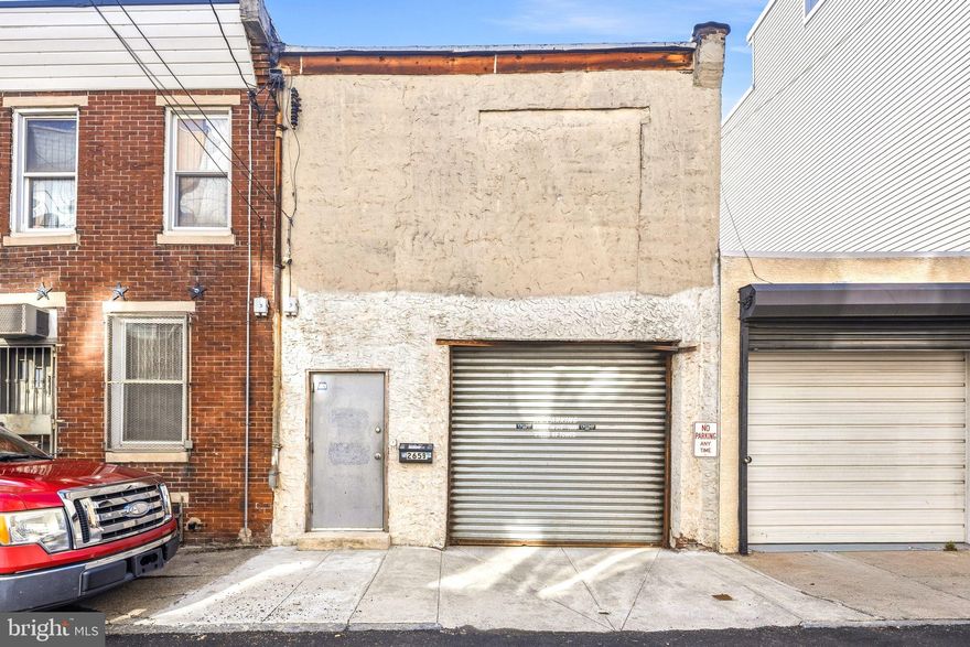 Rare Opportunity in Fishtown – Garage / Flex Space with Endless Potential

Rare Find! Welcome to 2659 Collins St, located in one of Fishtown’s most sought-after and rapidly growing areas.

This versatile garage/flex space is perfect for a contractor, small business owner, or investor looking for a private warehouse, secure parking, or a functional workspace. Tired of searching for parking? This property also offers a convenient private garage solution in a high-demand neighborhood.

Looking for upside? Take this property to the next level by exploring the potential to build up and/or expand (buyer to verify). Whether you're holding, using, or developing, the opportunities here are endless.

Prime Location

Centrally located just minutes from:

Fishtown Crossing Shopping Center

I-95 access for an easy commute to Center City and surrounding suburbs

Frankford Ave Arts Corridor – packed with restaurants, bars, and local hotspots

SEPTA bus routes and the Berks Street subway station

Lehigh Ave for additional shopping and convenience

This is your chance to secure a flexible-use property in one of Philadelphia’s hottest neighborhoods.

⚡ Opportunities like this don’t last—schedule your showing today!