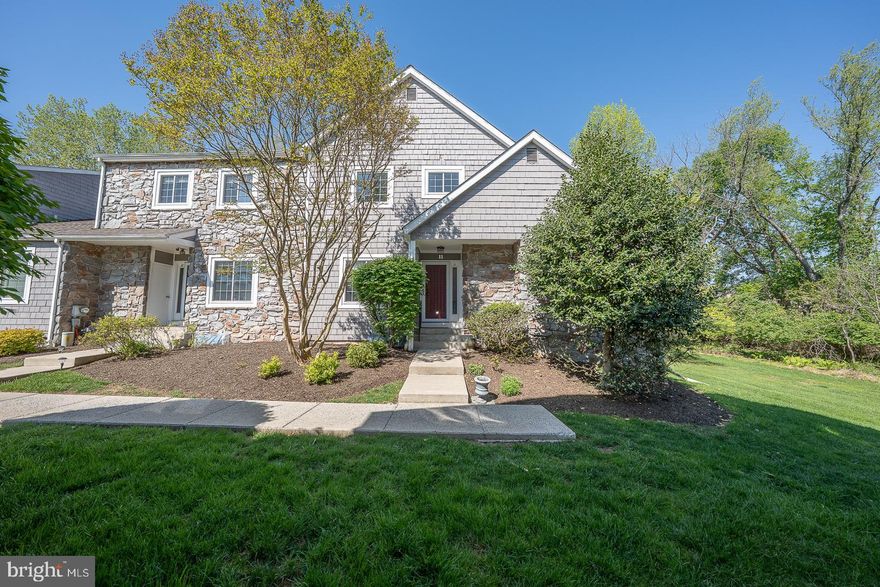 Bright and beautiful 3BR, 2.2 Bath END UNIT with a stunning primary suite on the main level. Come see this meticulously maintained home in the highly-desirable Bradford Hills neighborhood of Chesterbrook. This home boasts an updated kitchen with Schrock custom cabinetry, Baldwin hardware, Carrara marble countertops, Bosch appliances and Kitchen Aid counter-depth refrigerator; hardwood floors; newer windows, skylights, and slider installed by Nelson Bldg. Group (2011/12); gas furnace and A/C installed 2012;  primary bath with oversized walk-in shower; updated hall bathroom on 2nd level and new powder room vanity on main level. Deck access from main bedroom and kitchen and in 2024 seller repainted the deck. Other highlights include a fabulous finished basement with fireplace,  bonus room currently being used as a bedroom, work space, storage room and laundry area; private, fenced rear garden area; and the second floor boasts 2 additional bedrooms, a full bath and the finished loft space. The home is adjacent to open space, offering peace & quiet and is near a walking path that runs along idyllic Valley Creek. The location provides convenient access to walking/cycling trails, Wilson Farm Park and Valley Forge Park. Very close to major shopping including Wegman's, Trader Joe's, Gateway Shopping Center, King of Prussia Mall, and all major commuter routes. All this, plus the award winning Tredyffrin-Easttown School District. Move in and immediately take advantage of all that Chesterbrook and the Main Line have to offer! Note: Special assessment fee per unit is $41,667.