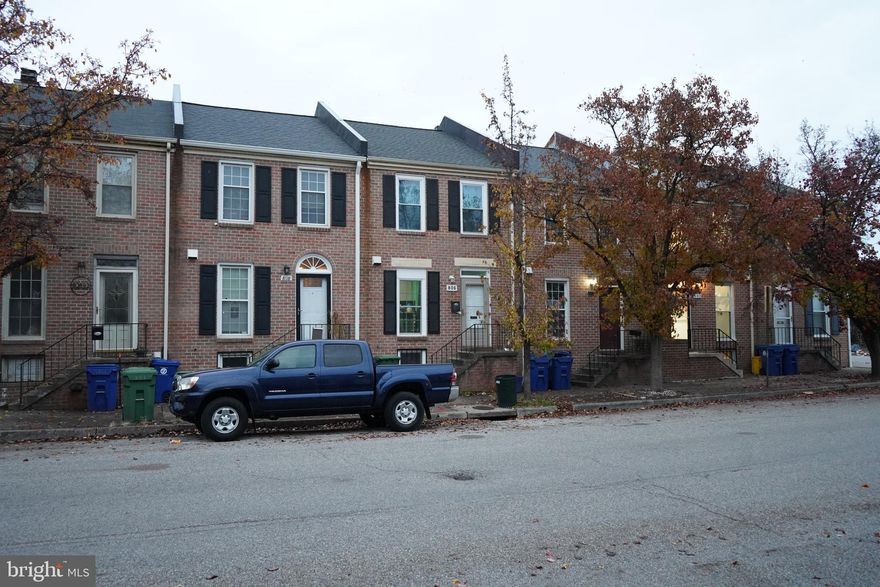 Situated in the desirable area the property offers proximity to major Baltimore landmarks, including M&T Bank Stadium, Camden Yards, the Inner Harbor, and Federal Hill. Its location provides easy access to downtown, commuter routes, light rail, and major institutional employers like UMMC and local universities. Located in the vibrant Washington Village Historic District, the recently renovated 802 West Barre Street is an ideal urban sanctuary, blending modern comfort with unbeatable access to Baltimore's best attractions and commuter routes. This charming interior townhouse boasts a walker's paradise score of 93/100, placing world-class sports, dining, and cultural sites within easy reach. The property is a brick townhouse built in 1985. The provided description mentions three bedrooms and three full bathrooms, a private fenced-in yard, and an assigned off-street parking spot. It features a new HVAC system, a new water heater, and updated kitchen and bathrooms. Step inside to discover a welcoming space featuring all-brand-new amenities, including updated kitchen with quartz countertops and stainless steel appliances, new cabinets, and new floor tiles. The hallway leads to separate dining and living areas with hardwood floors and recess lights throughout and a fireplace in the living room area. This home offers three spacious bedrooms and three full bathrooms, with a master suite on the second floor and a versatile third bedroom and family room in the finished basement. A brand new washer and dryer are also included in the basement. The living room opens up to a private, fenced-in yard, offering a tranquil escape in the heart of the city. The property features its own assigned off-street parking spot and recent updates include a brand-new water heater, brand new HVAC system, and fresh paint throughout.