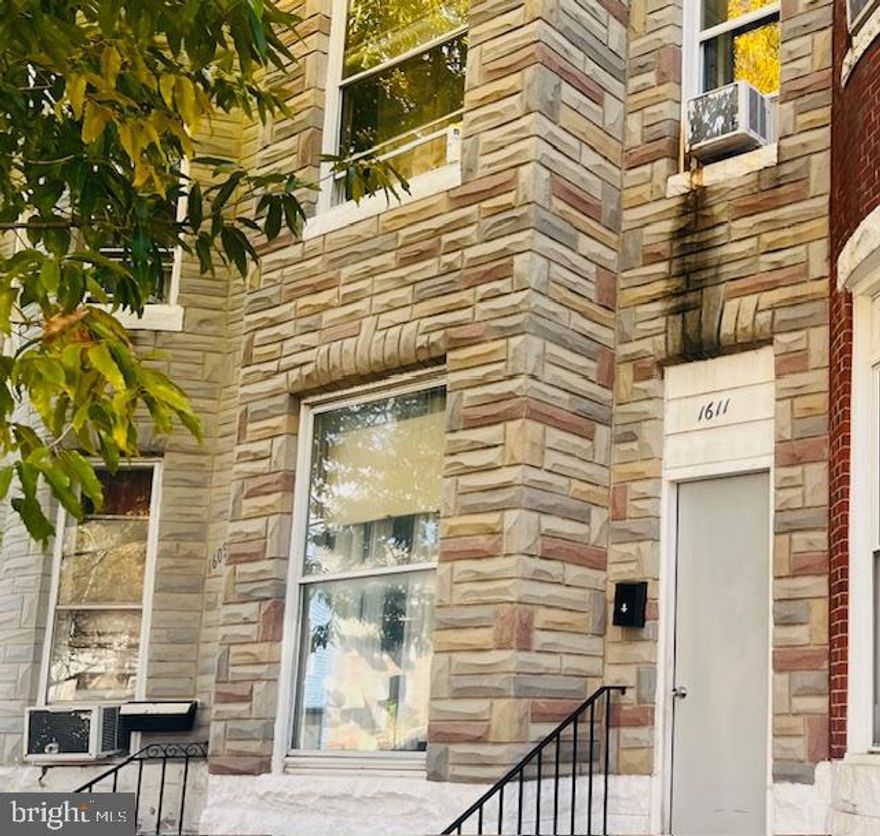 Welcome to 1615 Ramsay Street, a charming two-story home in the heart of the Mount Clare neighborhood—perfect for a first-time homebuyer or a savvy investor seeking a strong addition to their rental portfolio. Currently under a Lease Agreement/ $950.00 per month. Bundled purchase available w/nearby 2541 Christian St.
Enjoy city living at its finest in this well-maintained three-bedroom, one-bath residence, ideally located near shopping, dining, the Inner Harbor, Camden Yards, M&T Bank Stadium, and Horseshoe Casino. Commuters will love the convenient access to St. Agnus Hospital, Penn North Station, MARC Train service, BWI Airport, and multiple bus routes.
Inside, the home offers a spacious living room and formal dining area, anchored by a beautifully crafted staircase that adds character and warmth. Upstairs, you’ll find three generously sized bedrooms with soaring 9-foot ceilings—a rare and impressive feature throughout the upper level. 
The large main bathroom is filled with natural light from a skylight and features a soaking tub with shower, high ceilings, vanity, and ample space. Lower level allows for ample storage or finish to add more livable space or an extra bedroom.
Don’t miss this opportunity to own a comfortable urban home with character, convenience and a great addition to your investment portfolio. Contact the listing agent today to schedule your private tour.