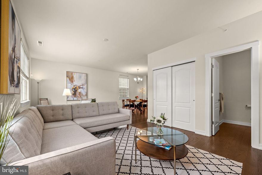 Featuring a private elevator, this home comes with every upgrade offered! When the door to the elevator opens on the main floor, you are greeted with a beautiful kitchen featuring sleek Espresso wood cabinets and gleaming granite countertops. The kitchen is well-equipped with Moen fixtures, GE stainless steel appliances (including microwave, stove, oven, and refrigerator), garbage disposal, vented microwave to exterior, breakfast bar and a pantry. The open dining room and family room offer plenty of living and entertaining space. Just off the family room is a private powder room for guests. Off the kitchen is the laundry room. The private primary suite just down the hall has two walk-in closets and a private bath. Bedroom #2 is on the 3rd floor with access to the full bath plus an open spacious loft that could easily be converted to a third bedroom. The rear terrace off the loft adds even more outdoor living space, as well. The main living areas feature 9-foot ceilings and hardwood floors. 143B Prince George also includes smart home features such as Ring Doorbell, wifi enabled thermostats, and programmable front door lock. Just steps from the Delaware River, this amazing location offers easy access to I-95, Philadelphia, and New Jersey. Home fell out of contract due to financing.