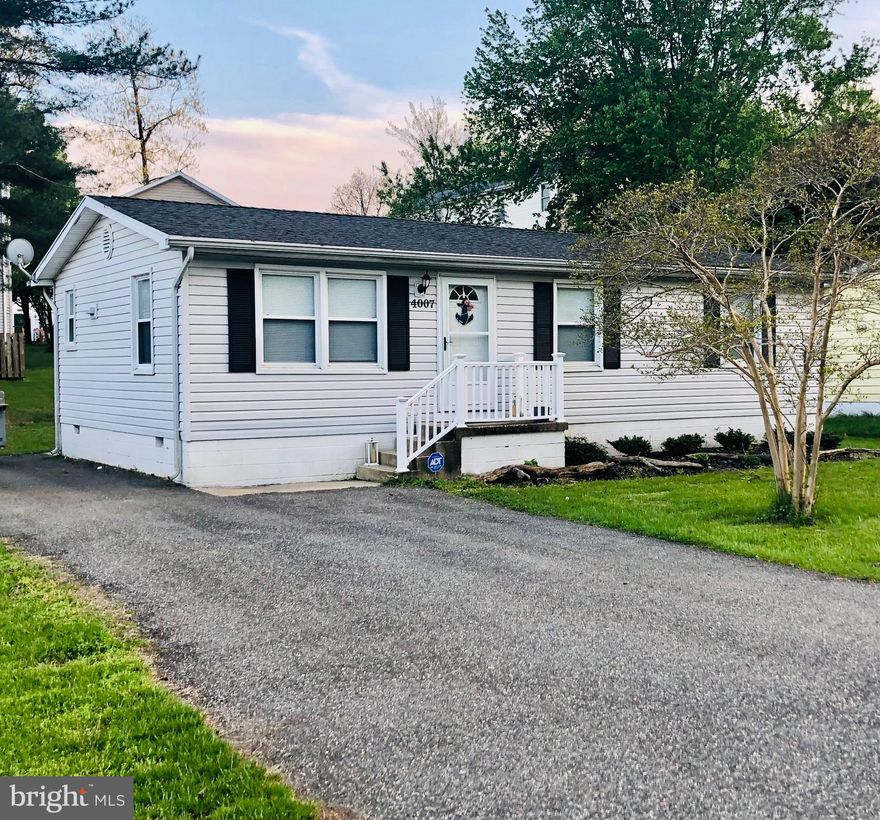 Single level living 3 blocks from the Chesapeake Bay and North Beach beach front! This charming, beautifully maintained 3 bedroom, 1 full bath rambler has a nice, level yard with a large, new shed for extra storage. The asphalt driveway can accommodate 4 off street parking spots. The back deck is perfect for entertaining and summer cookouts! Walk to the beach, boardwalk , pier, restaurants and close to shopping in the quaint town of North Beach! Easy commute to DMV. Hurry in, this one won't last long!