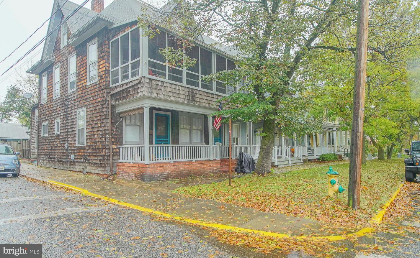 Fantastic Investment Opportunity! Ideal investment property, located in the heart of Chestertown's Historic District, with strong demand and rental history, plus great positive cash flow. Lower level unit offers two bedrooms and a full bath, as well as hardwood floors. Upper level unit offers three bedrooms, two full baths, and a screened balcony. Two story unit offers two bedrooms and a full bath, and all units share a fenced rear yard. All three units are currently rented with year long leases.
48-Hour Notice for Showings.