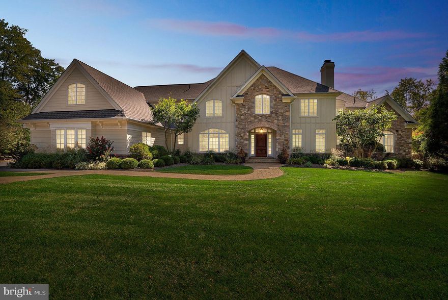 Presented is this custom estate property that combines the upscale lifestyle and amenities expected with the warmth and charm of a proud family home.  Originally constructed in 2005 with a partially stucco exterior, ALL STUCCO has been removed and replaced with Hardiplank in 2019 in both a board-n-battan and clapboard style, giving the exterior a fresh, brand new, low-maintenance life.  The home sits near the center of the property well below and partially secluded from the road,  with ample fenced rear and side yards.  The neighboring property wraps around to the back, with preserved land on the opposite side.  The result is a classically bucolic setting to enjoy with under 3 acres to maintain.  The resort-like grounds feature extensive land and hardscaping, Ipe decking, and black bottom salt-water pool with Travertine tile, that blending naturally into the surrounding rock and gardens.  The home itself has immense architectural appeal on both the interior and exterior.  Stepping into the two-story entry, you are greeted by warm hardwood floors and a grand curved front staircase.  To the right is an executive study with gas fireplace and marble surround; to the left is the formal dining room with substantial millwork and moldings.  Directly ahead is the dramatic great room with wall of windows overlooking the rear deck with treetop vistas, featuring a gas fireplace as an additional focal point.  The kitchen is large and open with rich wood cabinetry, high-end chef's appliances, heated radiant tile floors, and turret style eating area that steps out onto the rear deck.  The main-floor master suite features private balcony, dressing area with his/hers closets, and exquisite master bath with double sinks and vanities opposite each other.   A conservatory off the master has a "zen" appeal with lots of windows letting the outside in.  Two powder rooms, pantry, butler's pantry and main-floor laundry complete the first floor.   The upstairs has an additional dedicated laundry room, three bedroom suites each with their own bath, and an oversized bonus room that is perfectly suitable as a media/game room, additional bedroom, office... or any one of a number of possibilities.  Walk into the unfinished attic which provides even more space that could be finished or just used as abundant, easily-accessed storage.  The rear staircase brings you back to the main level, and on to the partially-finished lower level with full bath that walks out to the Travertine patio and pool.  From a practical standpoint, this house was gently used, mainly by two occupants, who updated/upgraded and replace the majority of mechanicals and appliances during their tenure.  An automatic whole-house generator has also been installed in the event of a power outage.  Truly a move-in ready property for discriminating buyers who appreciate quality and style, as well as owners who proudly maintain and update their home.