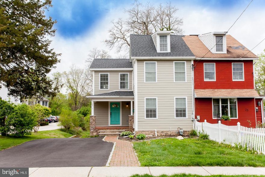 Welcome to the home of your dreams in highly desirable Flourtown. Although originally built in 1873, this property was completely renovated in 2015 in a way that retained its original charm but added a beautiful 30 x 12 ultra-modern kitchen with an open floor plan. You better love to cook because the kitchen has all high-end stainless-steel appliances that were replaced at the time of the renovation. These include refrigerator, dishwasher, microwave, gas stove, and garbage disposal. It has an island / breakfast nook in the kitchen area, and a powder room.  The breakfast room is totally open space that goes out to a deck at the rear of the house which looks out over a large back yard that backs up to open fields at Carson Valley School. Great setting to work from home. The Master Bedroom is adjacent to the Breakfast room. Loads of closet space, and a gorgeous master bath suite with the laundry hook ups. The washer and dryer are included. The main floor is finished with a large living room, and a dining room as well. As you walk through, you cannot help but be impressed with how the new and old flow seamlessly together. The journey upstairs leads to two bedrooms. One has enough space that it could be partitioned into two bedrooms. The bathroom is large and has been upgraded. Venturing up to the 3rd floor, you are rewarded with a beautifully finished loft area that has infinite possibilities. All main living spaces have built in A/C wall units. Like the home, the area has a blend of amenities. A vast variety of public and private schools, convenient to major commuting routes, shopping, and great restaurants. You can enjoy the best that suburban Philadelphia has to offer, but are minutes away from all of the major attractions that the city has to offer.  Please view the virtual tour. There is also a more detailed Virtual Appointment. Please contact Listing Agent to see.