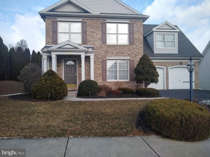 Sitting atop the Heights of Beacon Hill, this PRISTINE 4 Bedroom 3 1/2 bath brick front  colonial offers 2362 sq. ft. of finished living space. Boasts spacious kitchen w/ butler pantry,  cherry cabinets  with 10x10  breakfast  area. First floor offers primary bedroom and full bath w/ walk-in closet and adjacent laundry. 2nd floor features 3 spacious bedrooms,  loft and huge bonus room over 2-car garage. Resting on arborvitae tree- buffered  yard this home offers  large rear ceramic tile patio for privacy. Established neighborhood w/ nearby conveniences within walking distance to small  park