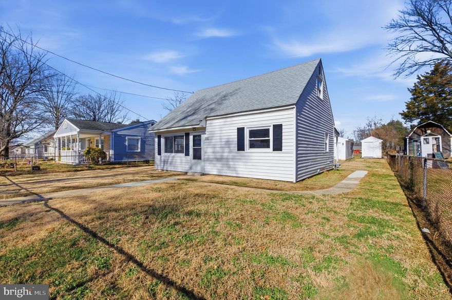 Welcome to this beautifully renovated two‑level Cape Cod home. Updated inside and out, this property features a brand‑new kitchen with new appliances, fresh interior and exterior paint, and fully remodeled bathrooms. The home offers 3 bedrooms and 2 bathrooms across 1,042 square feet of comfortable living space.
New LVP flooring runs throughout both levels, creating a clean, modern look. The spacious, fully fenced lot provides excellent outdoor space with plenty of room to expand, entertain, or simply enjoy a larger yard. A sizable detached two‑car garage offers valuable storage and parking, and an additional large shed conveys with the property. The home also includes central A/C for year‑round comfort.
Conveniently located with easy access to Route 234, I‑66, Route 28, Dulles Airport, Metro stations, the Manassas VRE, shopping, and more. With no HOA, this home offers added flexibility and freedom.
Immaculately presented and move‑in ready come see this beautifully updated property and make it your new home.