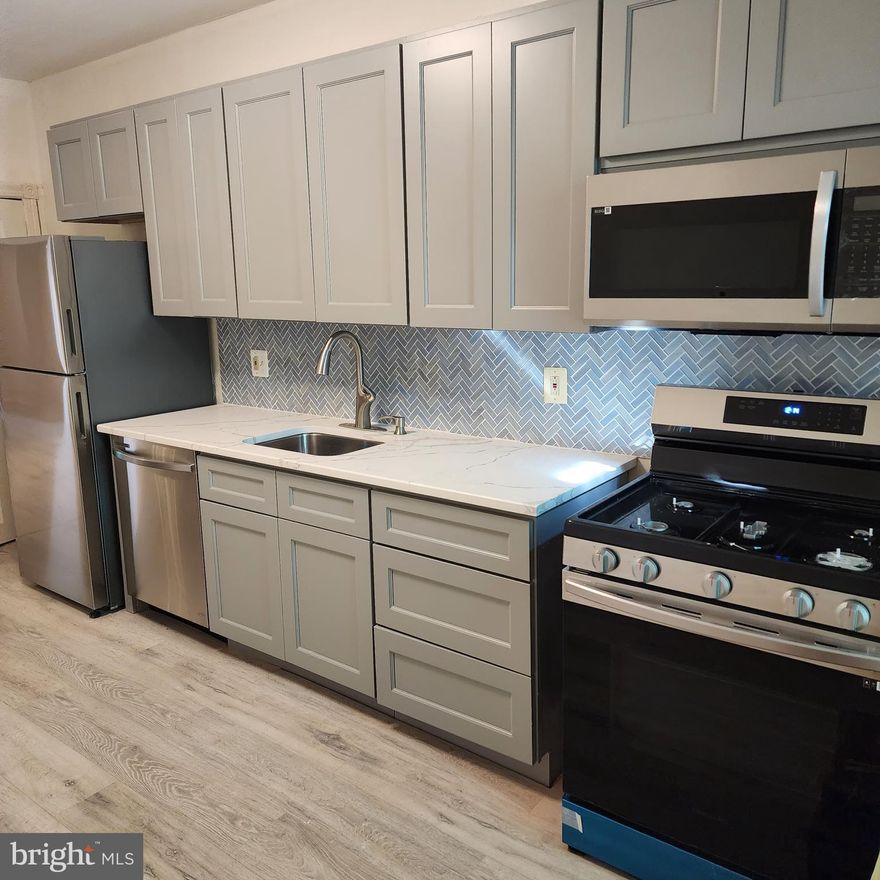 Level Up with this upgraded home! Not too much and not too little! 3 bedroom and 1 bath home (with the potential for a half)! Great eat in kitchen with laundry hookup. Everything you want and need in an affordable home! Granite countertop, dishwasher, disposal, 5 burner gas stove, refrigerator and microwave range hood! 

New flooring throughout! Beautiful warm pecan colored flooring on the first floor and carpet on the second. Ceramic tile in the bathroom. 

Basement is clean and fully painted.

Upstairs are 3 bedrooms! The front primary has a large closet, but so does the middle Bedroom! Plenty of storage!

Large back yard is ready for a shade garden. The patio is covered with a built-in awning. The front has a great porch to sit on and relax with neighbors.

Please note that this property is being sold as/is. Inspections will solely be for the Buyer's Information. All repairs needed for financing, must be performed by the Buyer. All earnest money deposits must be in the form of a certified check in the amount of 3% of the purchase price. 

The buyer is responsible for 100% of the transfer tax and U&O certificate.

Licensee is Owner.