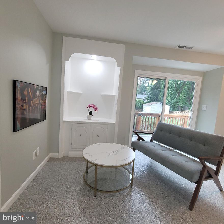 Freshly finished basement apartment in single family home. Private entrance.  Tons of natural light.  Full kitchen with stainless steel appliances.  Plenty of storage. Walk in shower with grab bar and fold down seat. Beautiful finishes throughout. Ice maker, Dishwasher, garbage disposal, recessed lighting. You are not missing anything with this unit.  Fenced in private outdoor area with planter boxes.  All utilities are included.